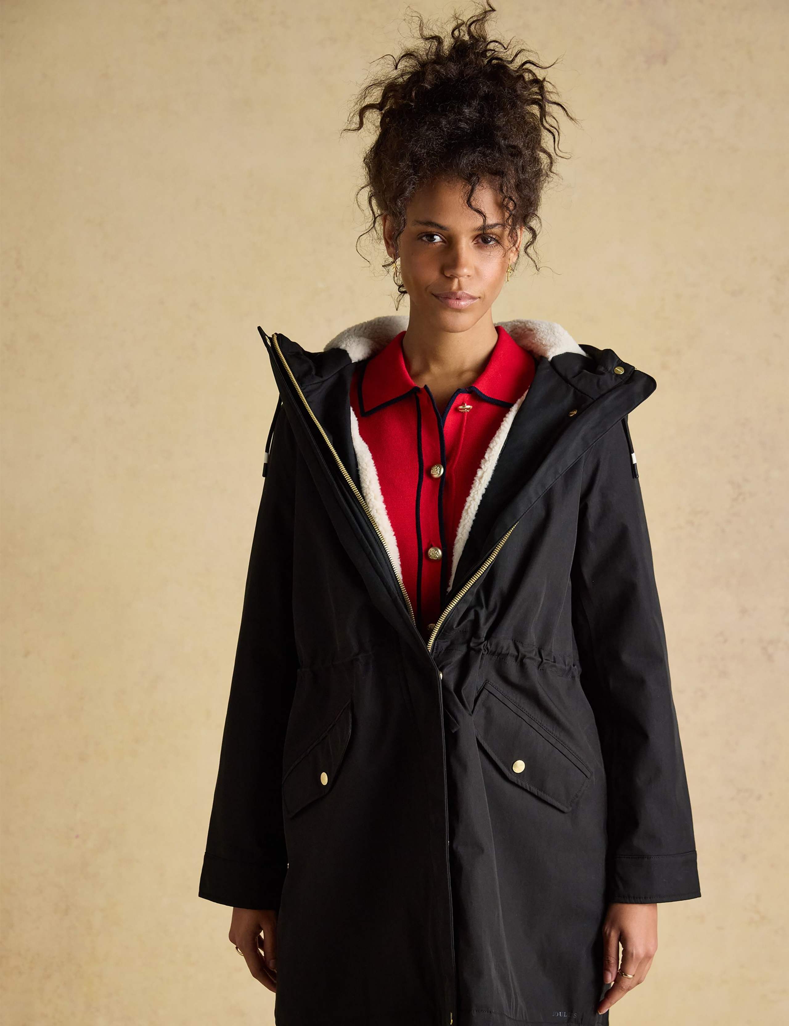 Cotton Rich Waterproof Hooded Raincoat 3 of 7