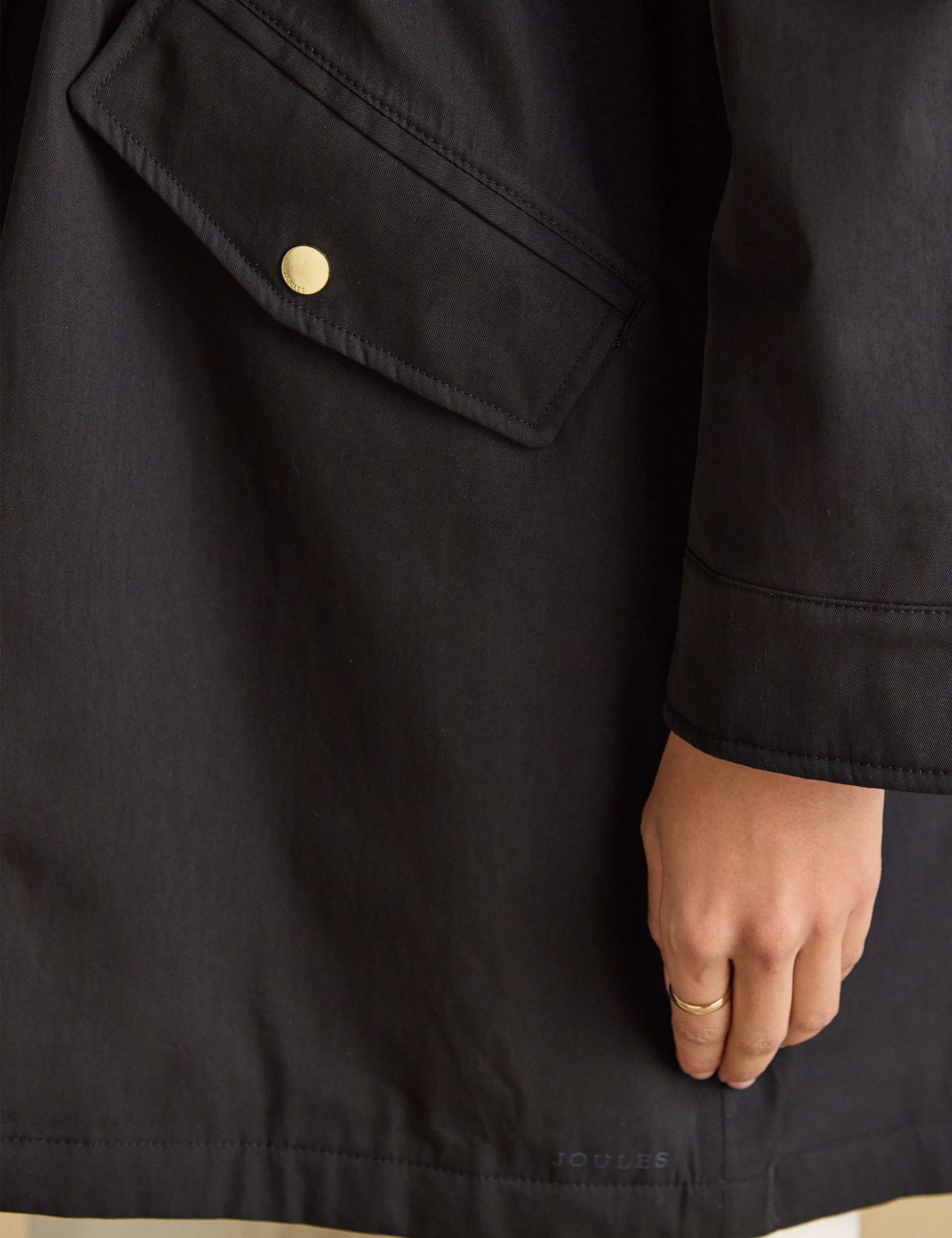 Cotton Rich Waterproof Hooded Raincoat 6 of 7