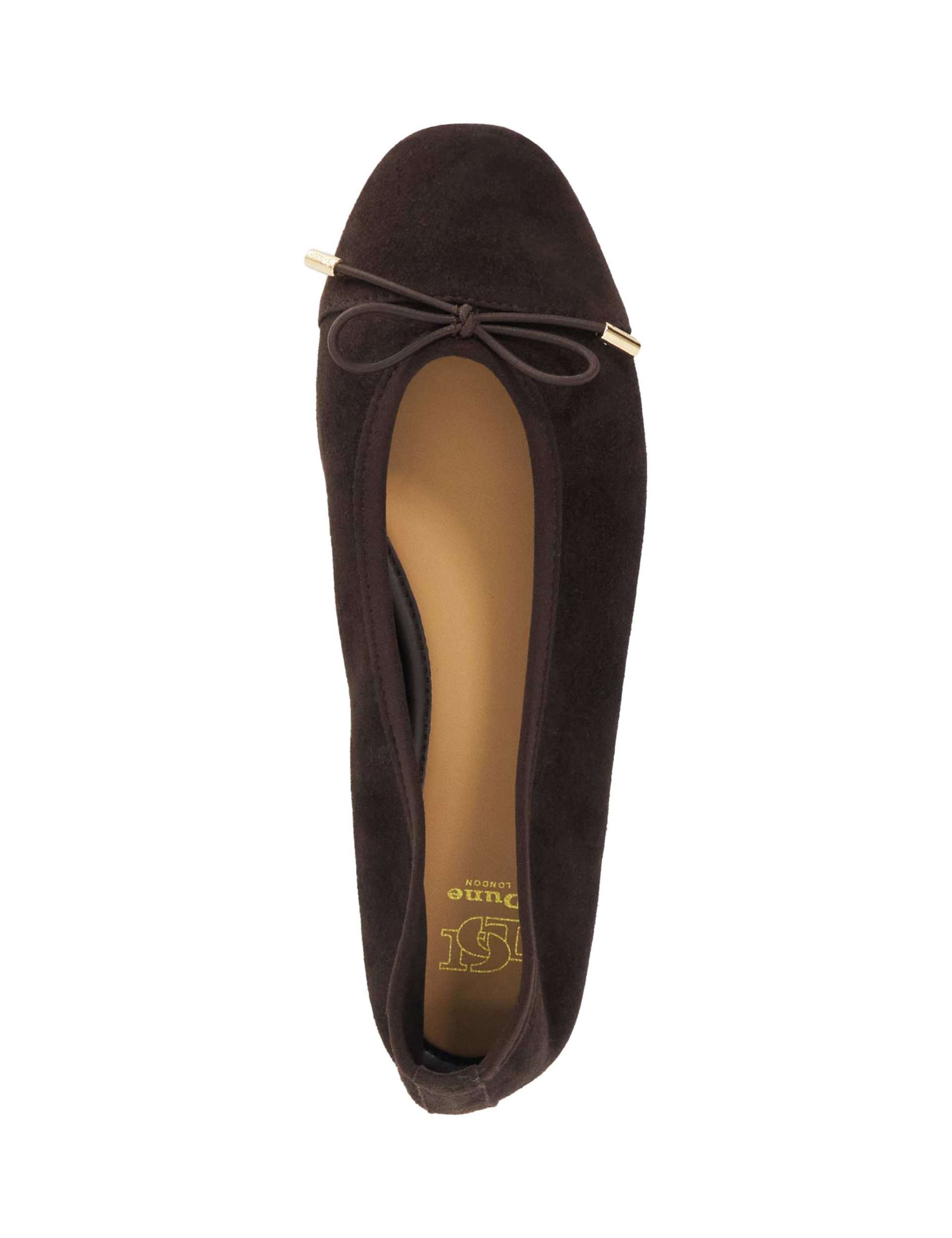 Suede Flat Ballet Pumps 2 of 5