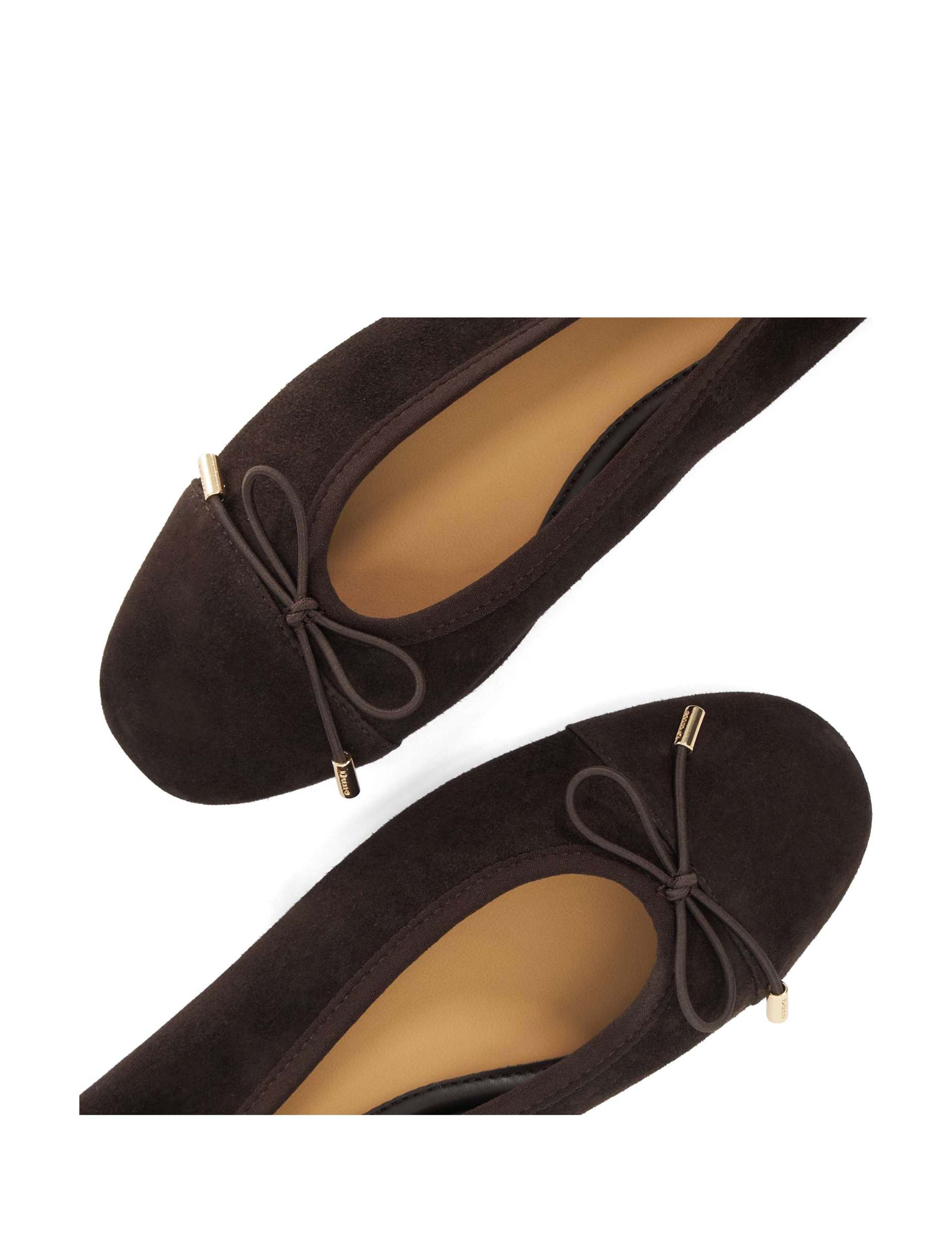 Suede Flat Ballet Pumps 4 of 5