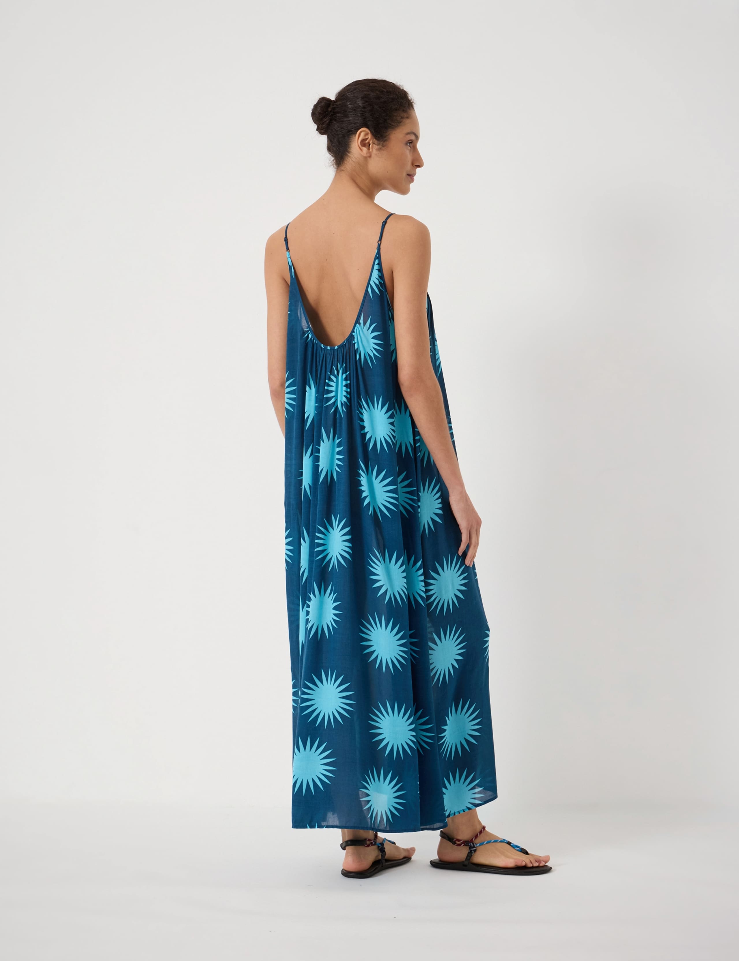 Printed Strappy Midi Beach Dress 4 of 6