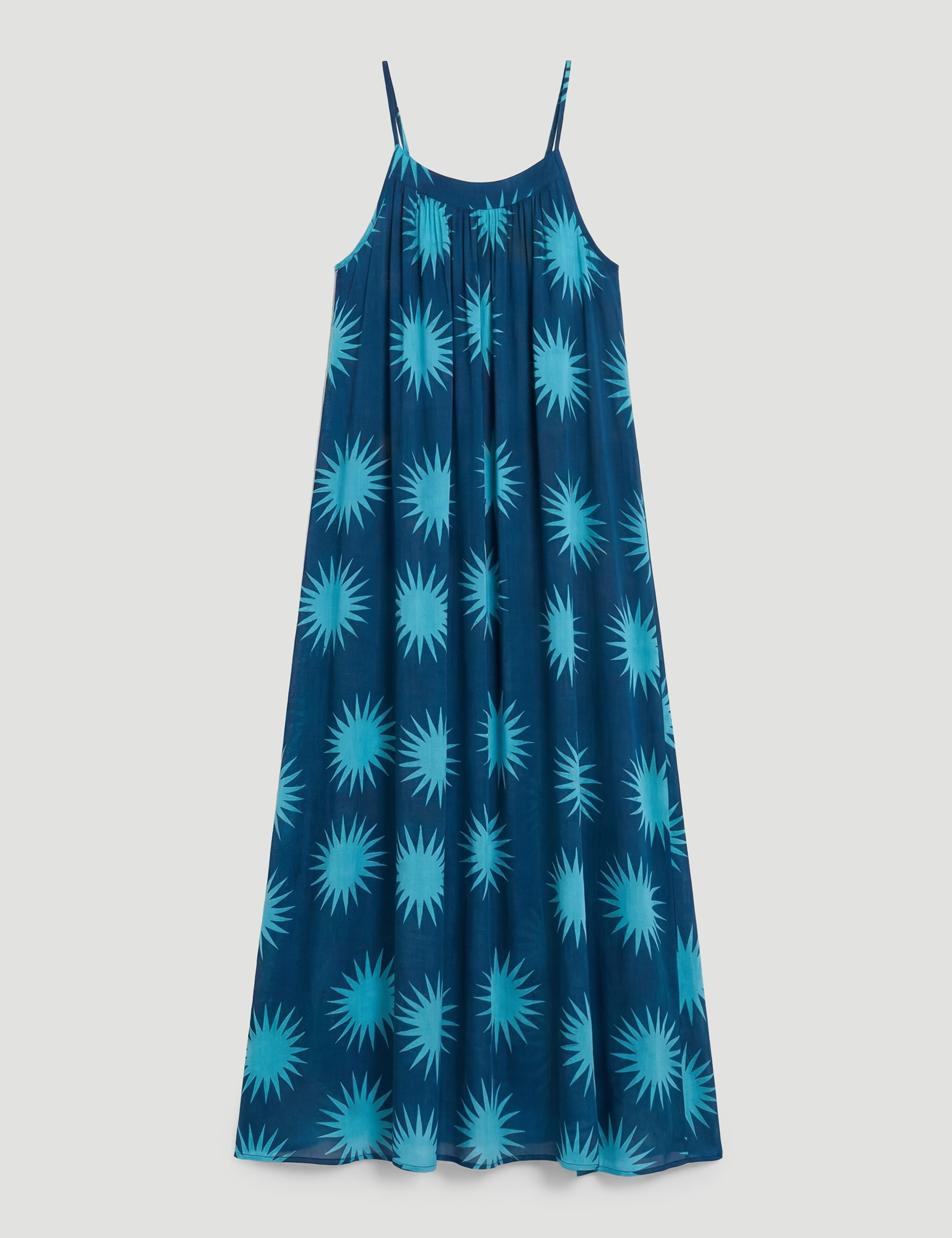 Printed Strappy Midi Beach Dress 2 of 6