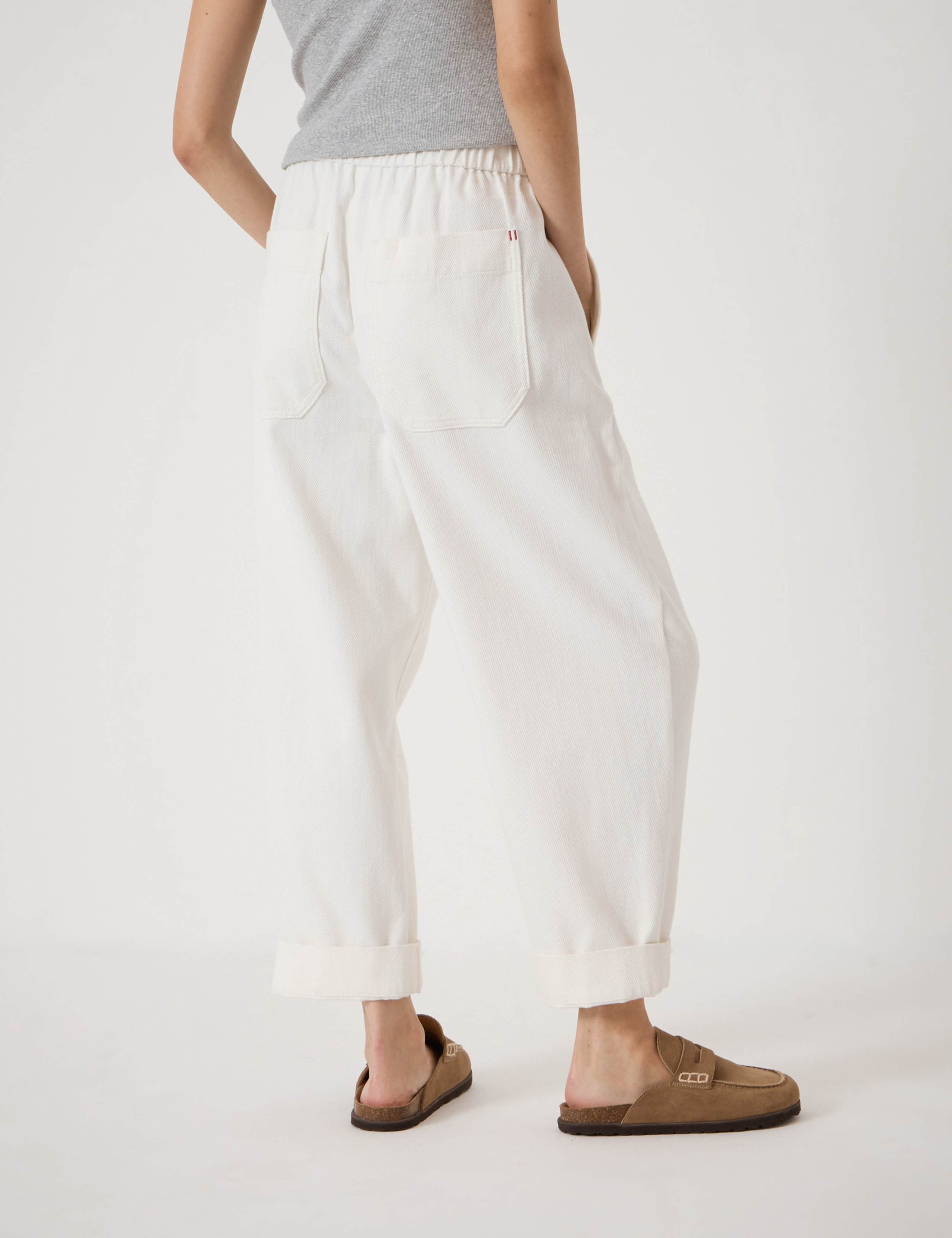 Supersoft Elasticated Waist Barrel Jeans 4 of 5
