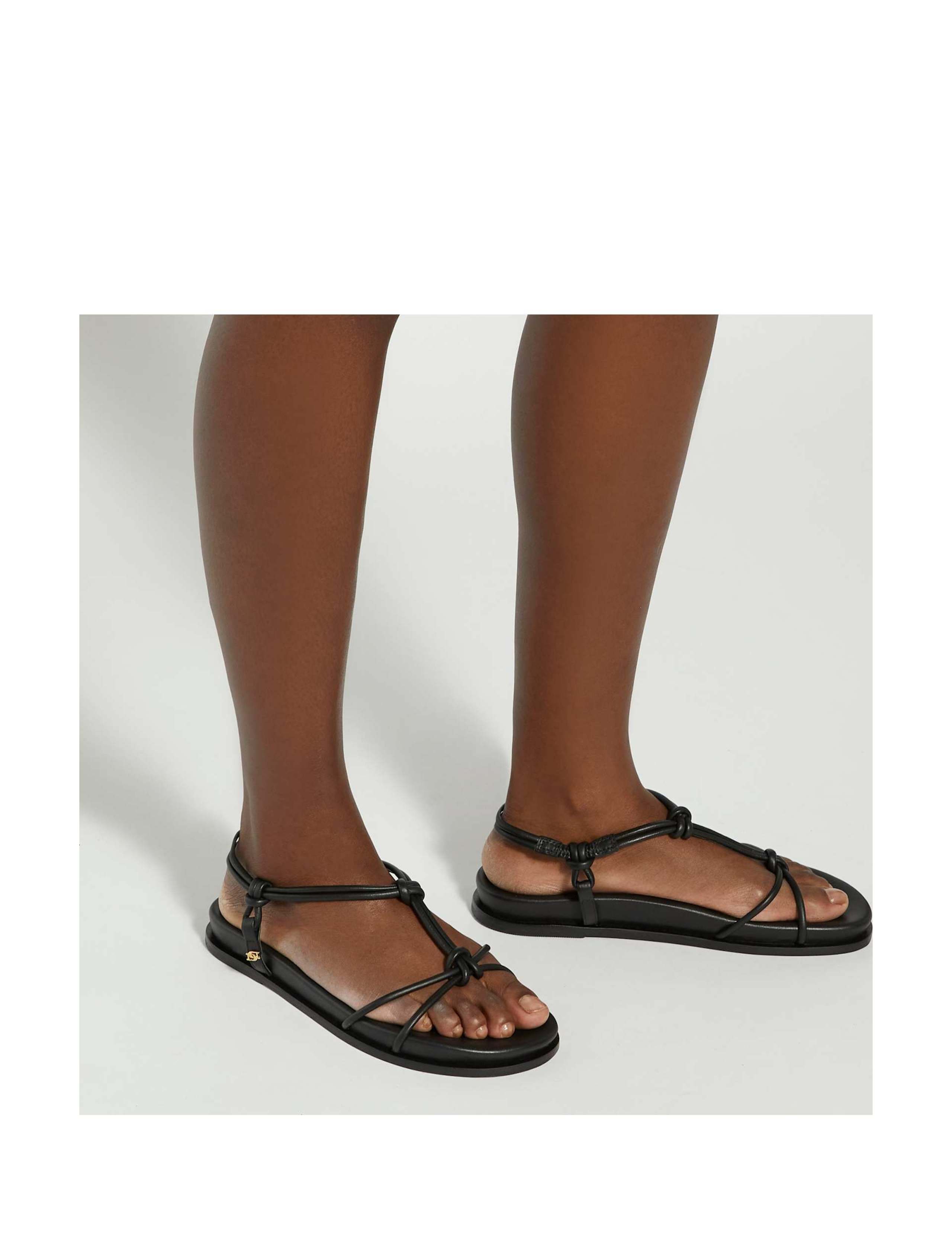 Leather Strappy Sandals 5 of 6