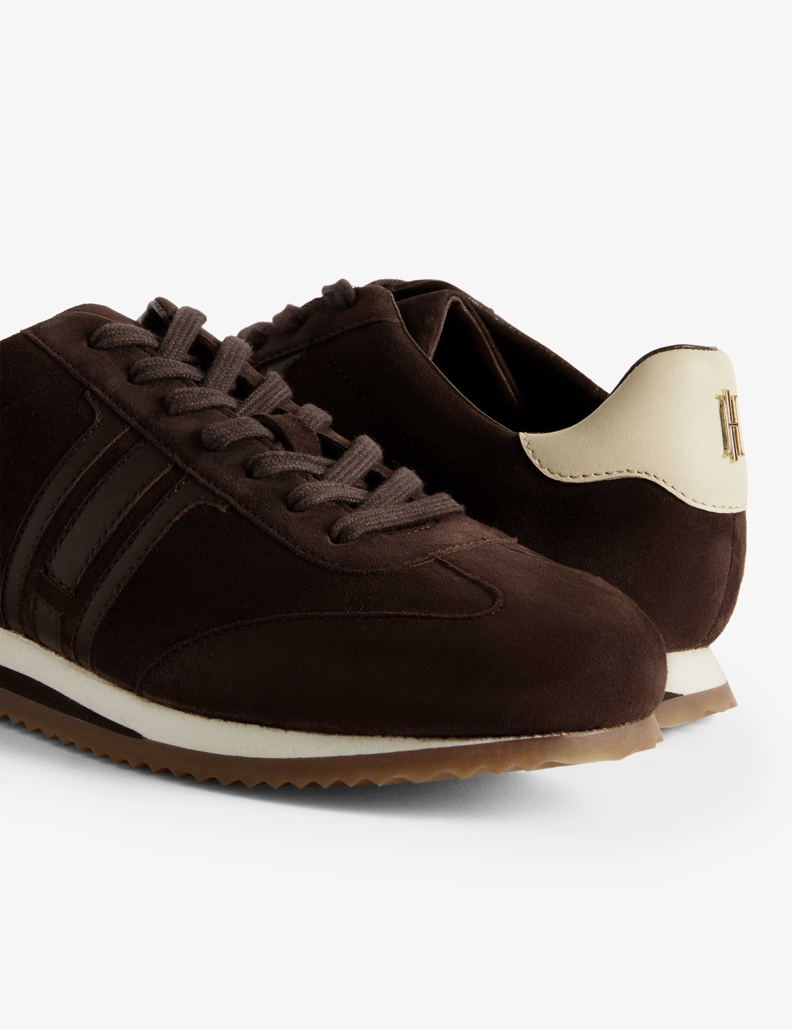 Leather Lace Up Trainers 6 of 6