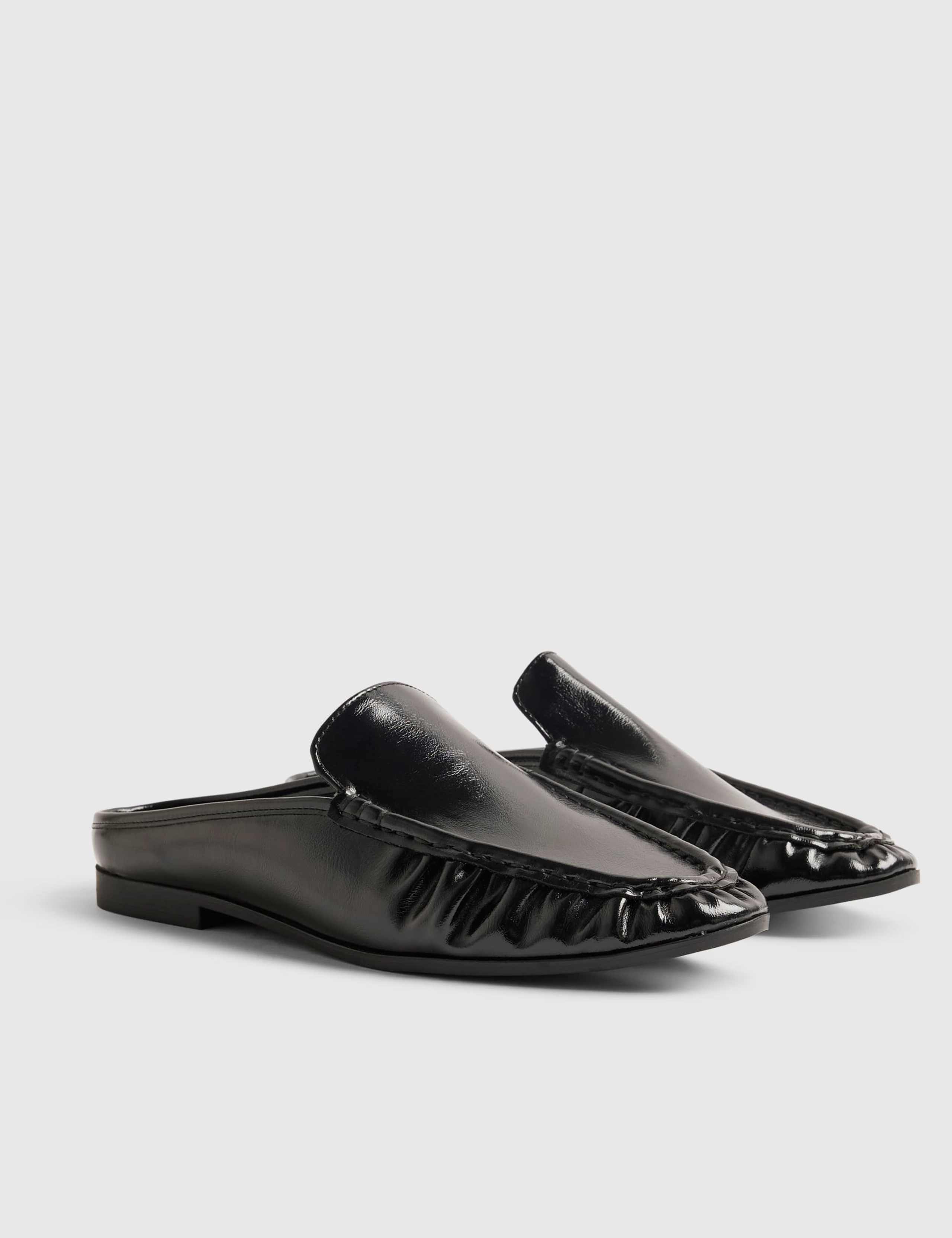 Backless Slip On Flat Loafers 4 of 5