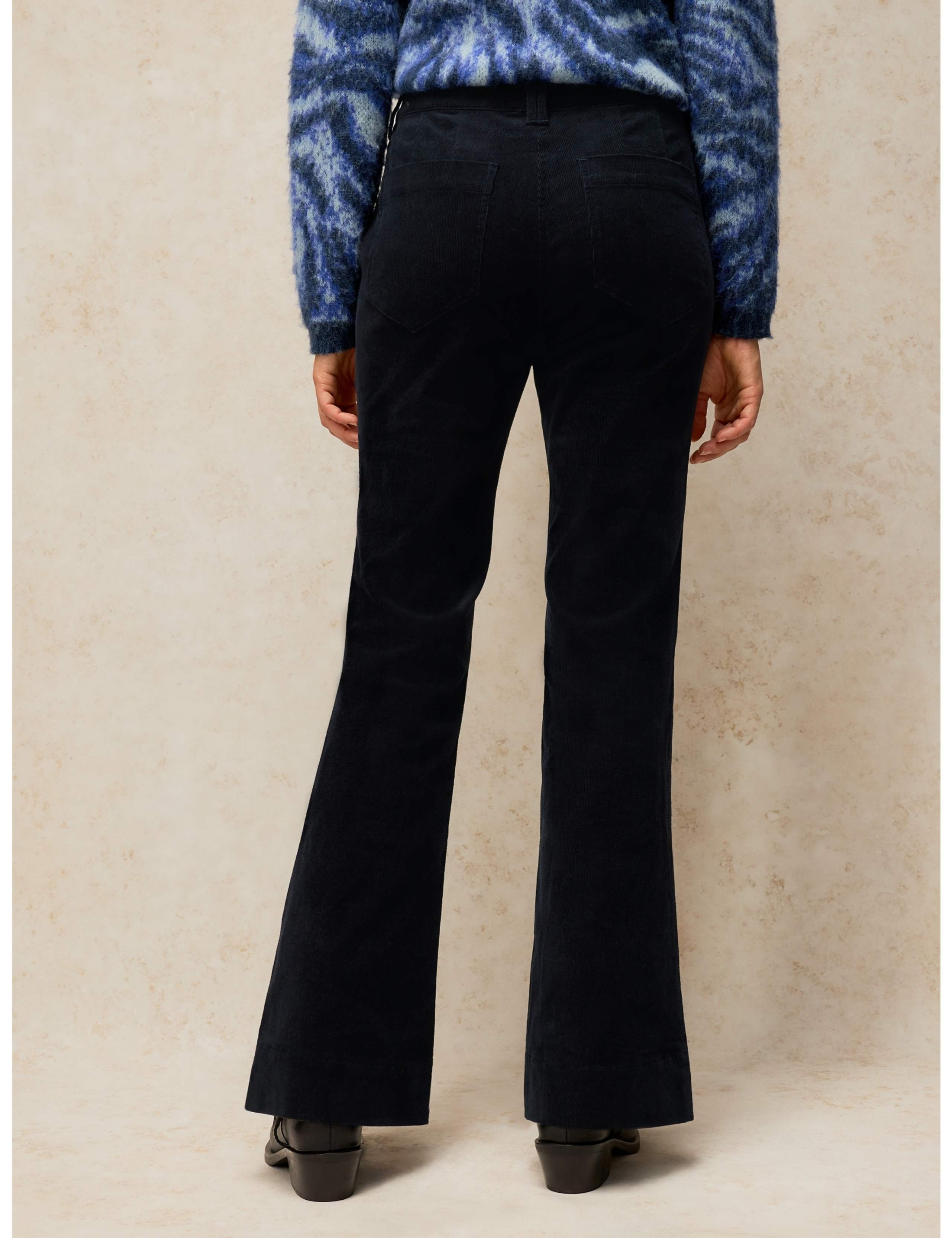Cotton Rich Cord Bootcut Trousers 4 of 6