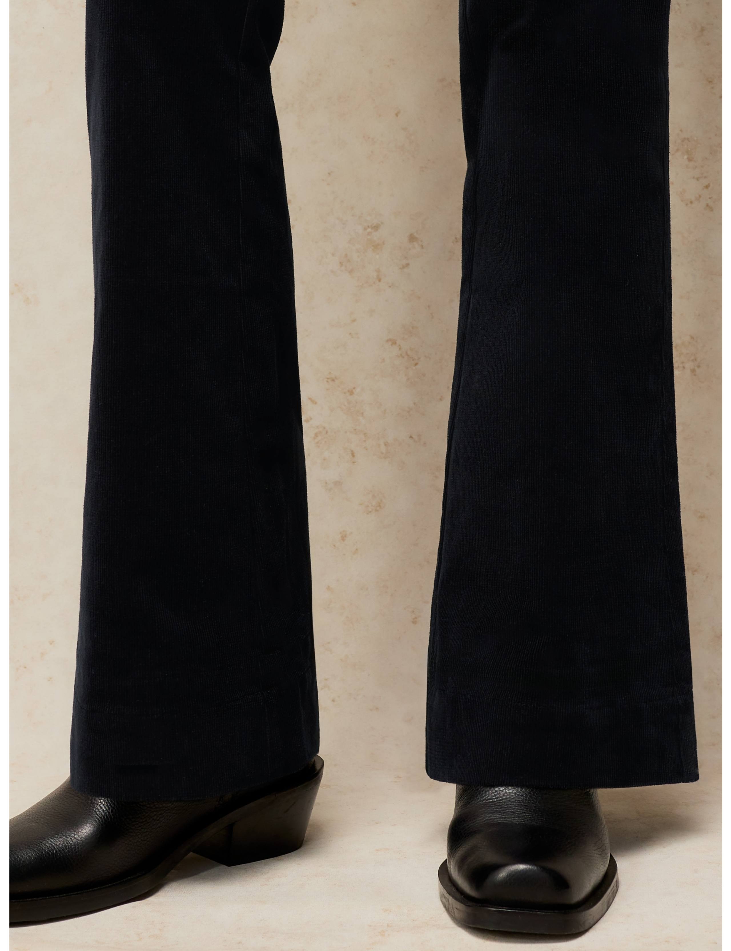 Cotton Rich Cord Bootcut Trousers 5 of 6