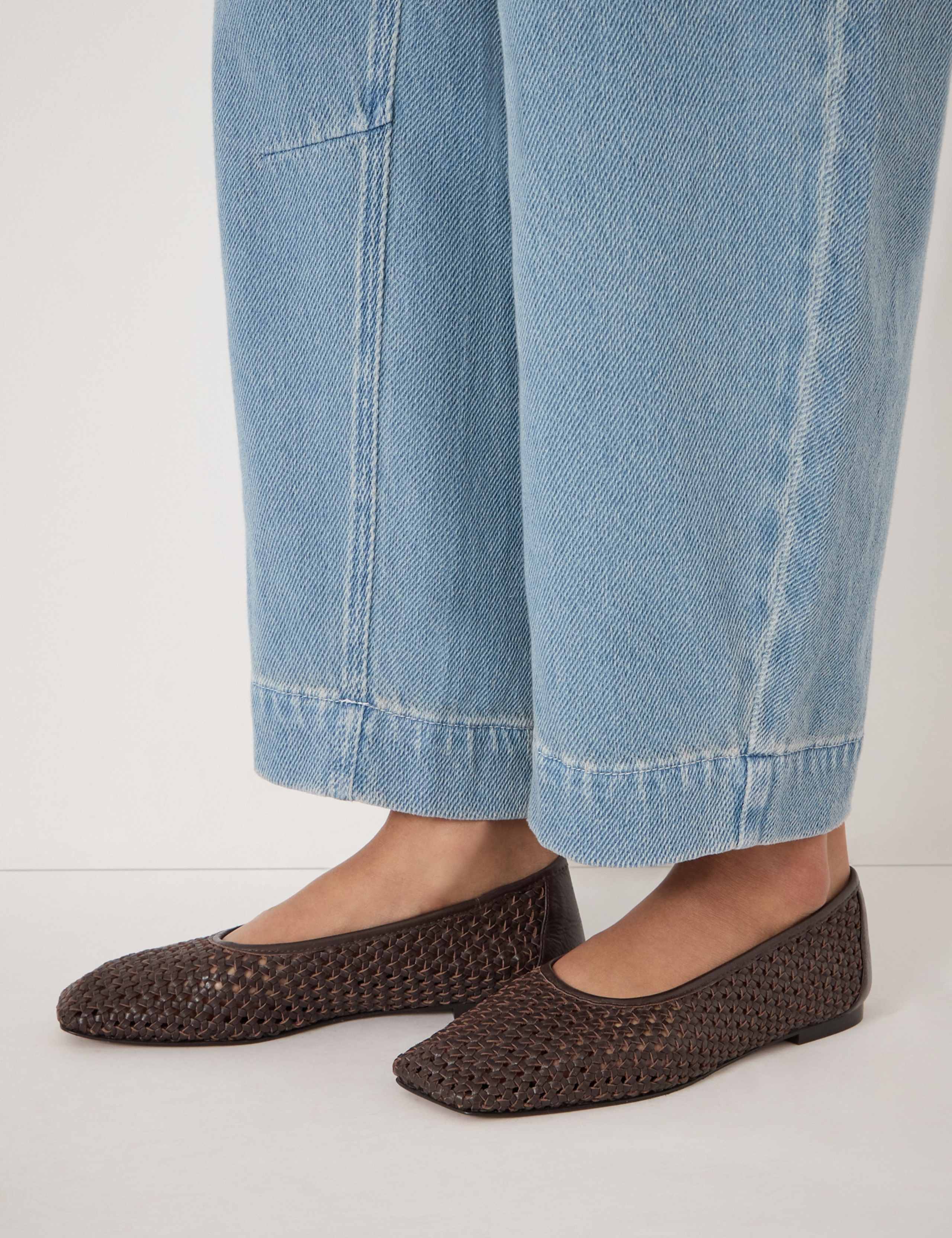 Leather Ballet Pumps 4 of 6