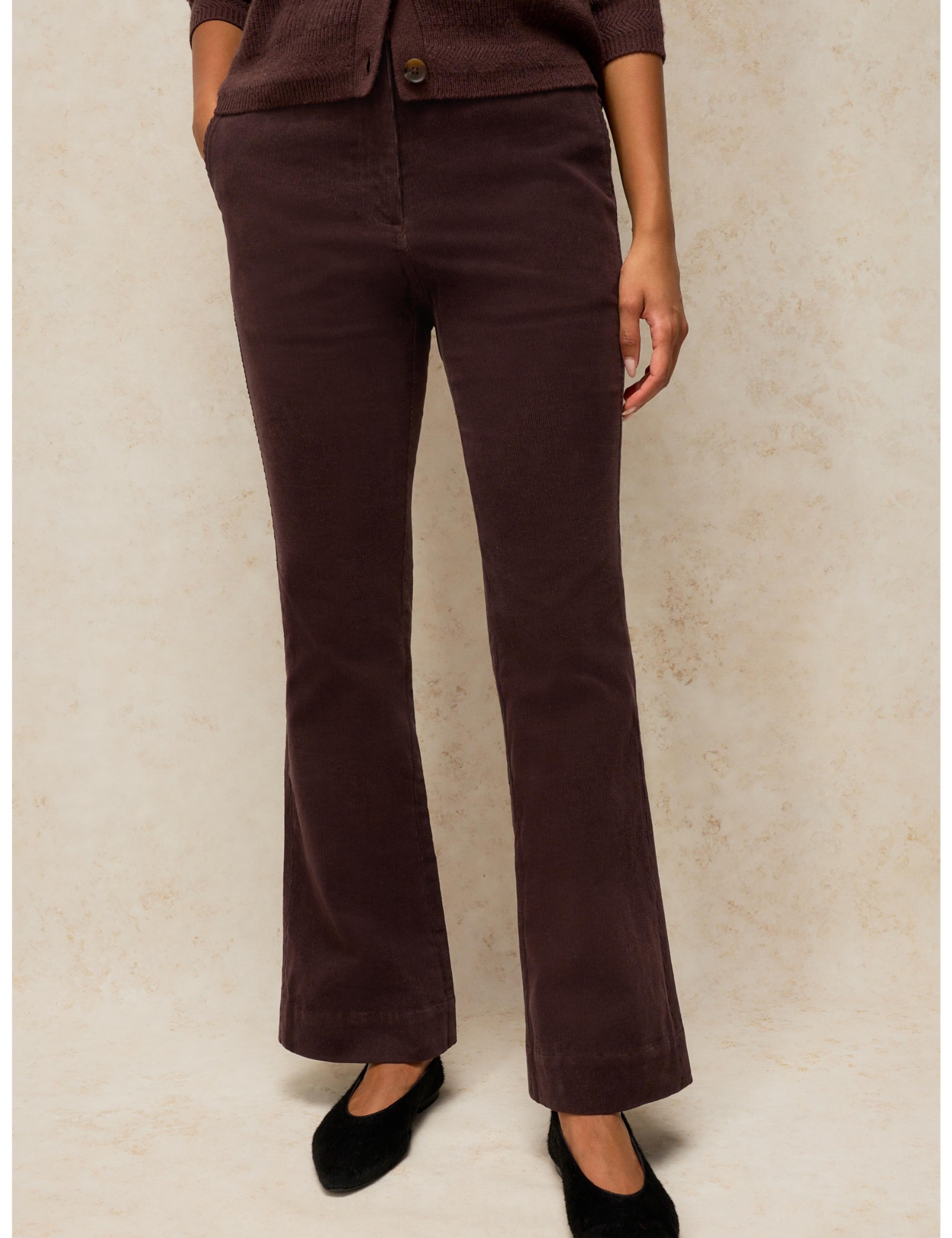 Cotton Rich Cord Bootcut Trousers 3 of 5
