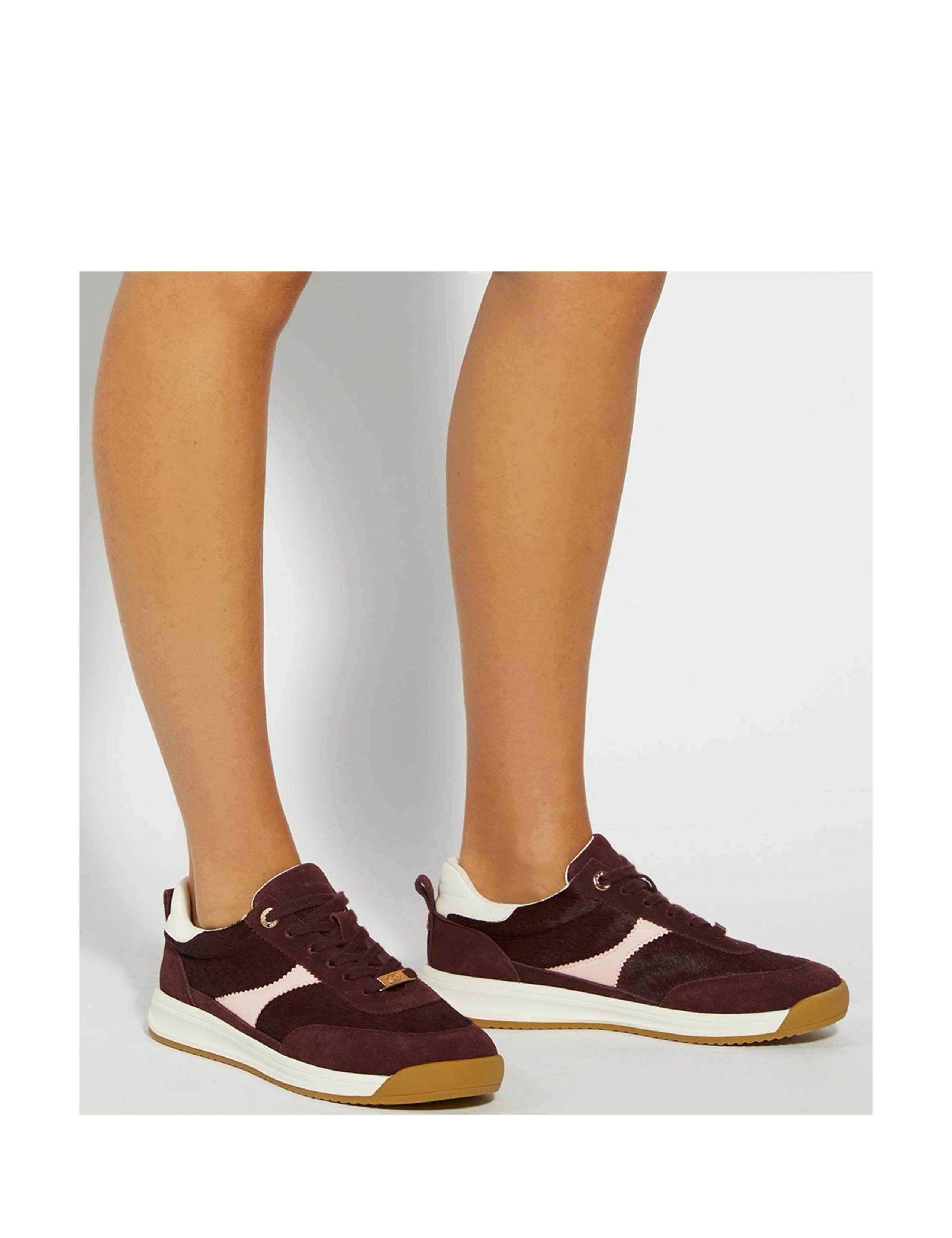 Suede Lace Up Trainers 2 of 6