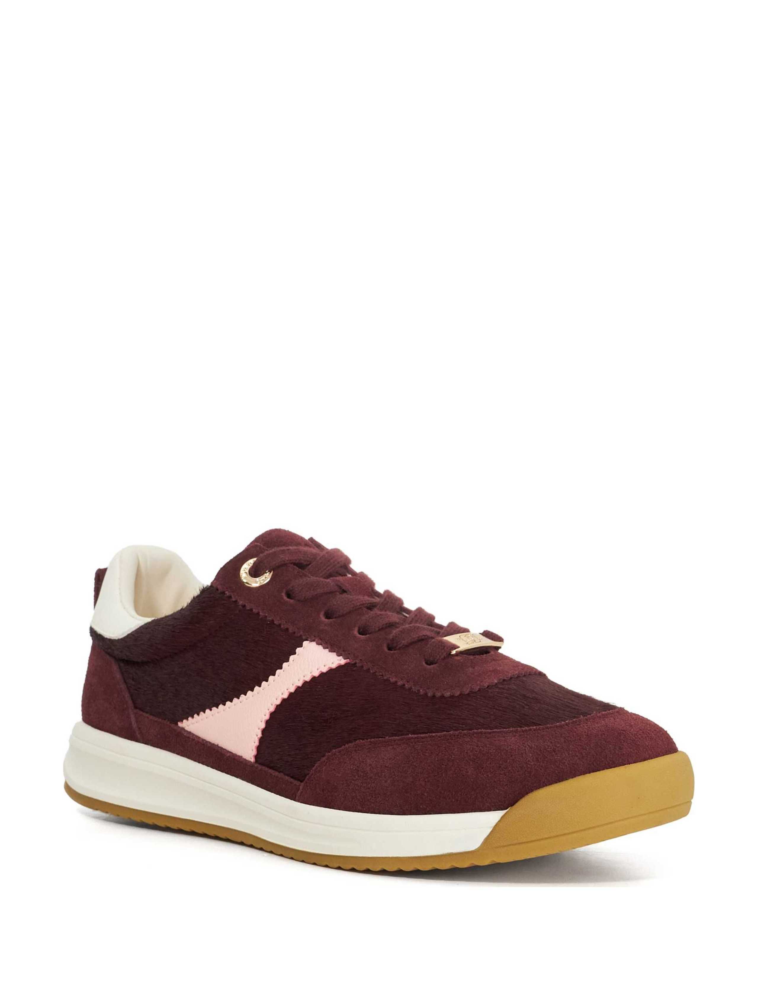 Suede Lace Up Trainers 4 of 6