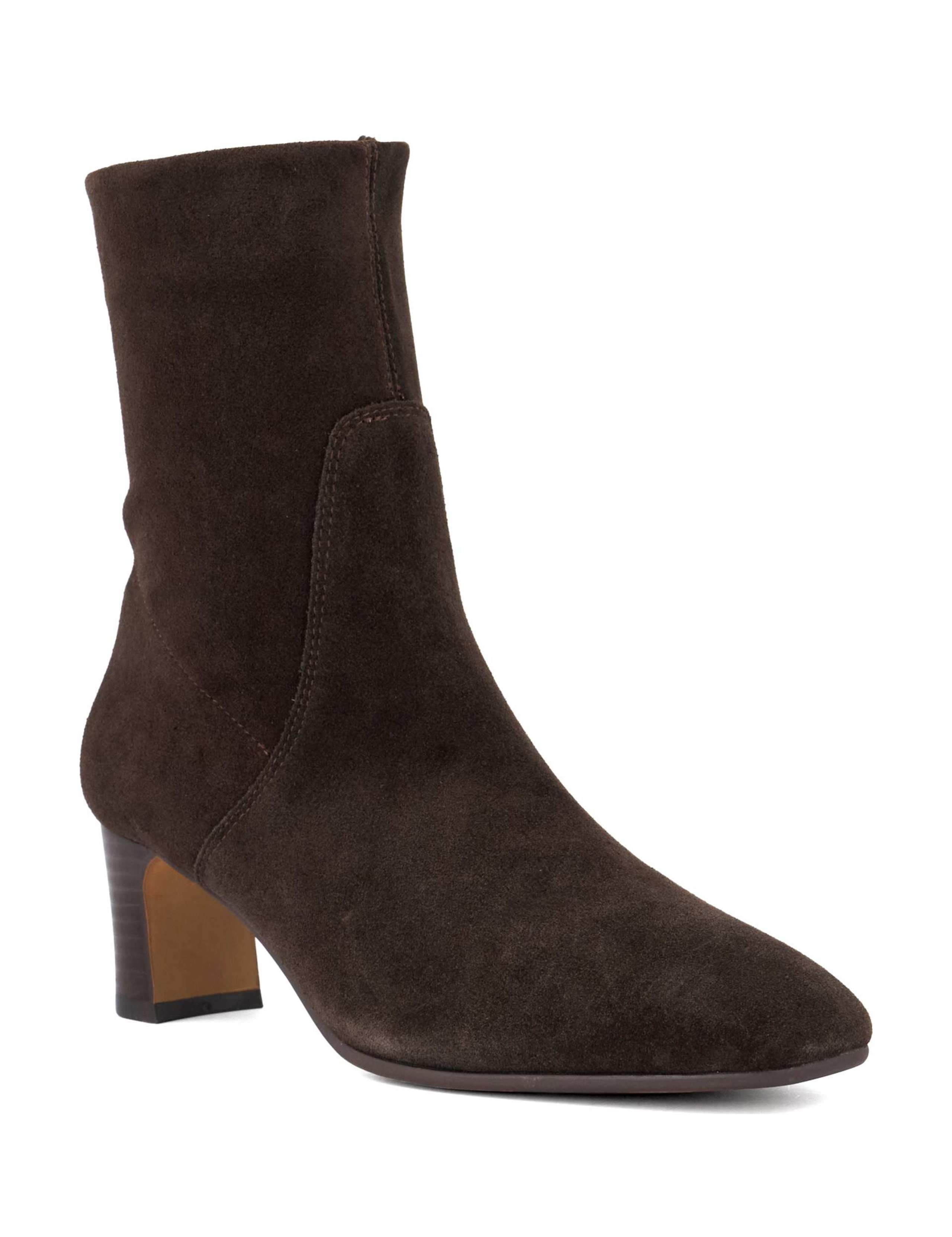 Western Style Block Heel Ankle Boots 3 of 5
