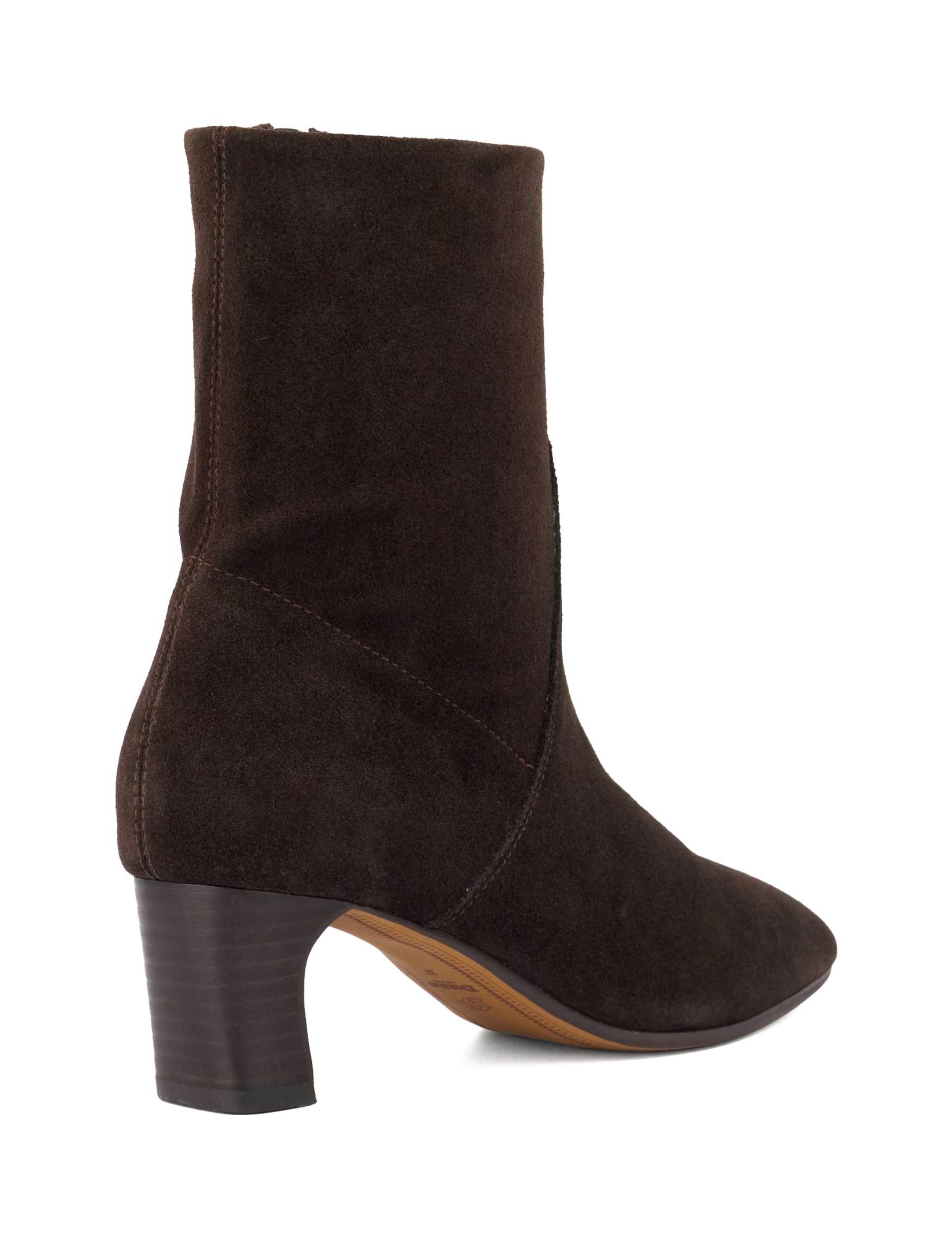 Western Style Block Heel Ankle Boots 4 of 5