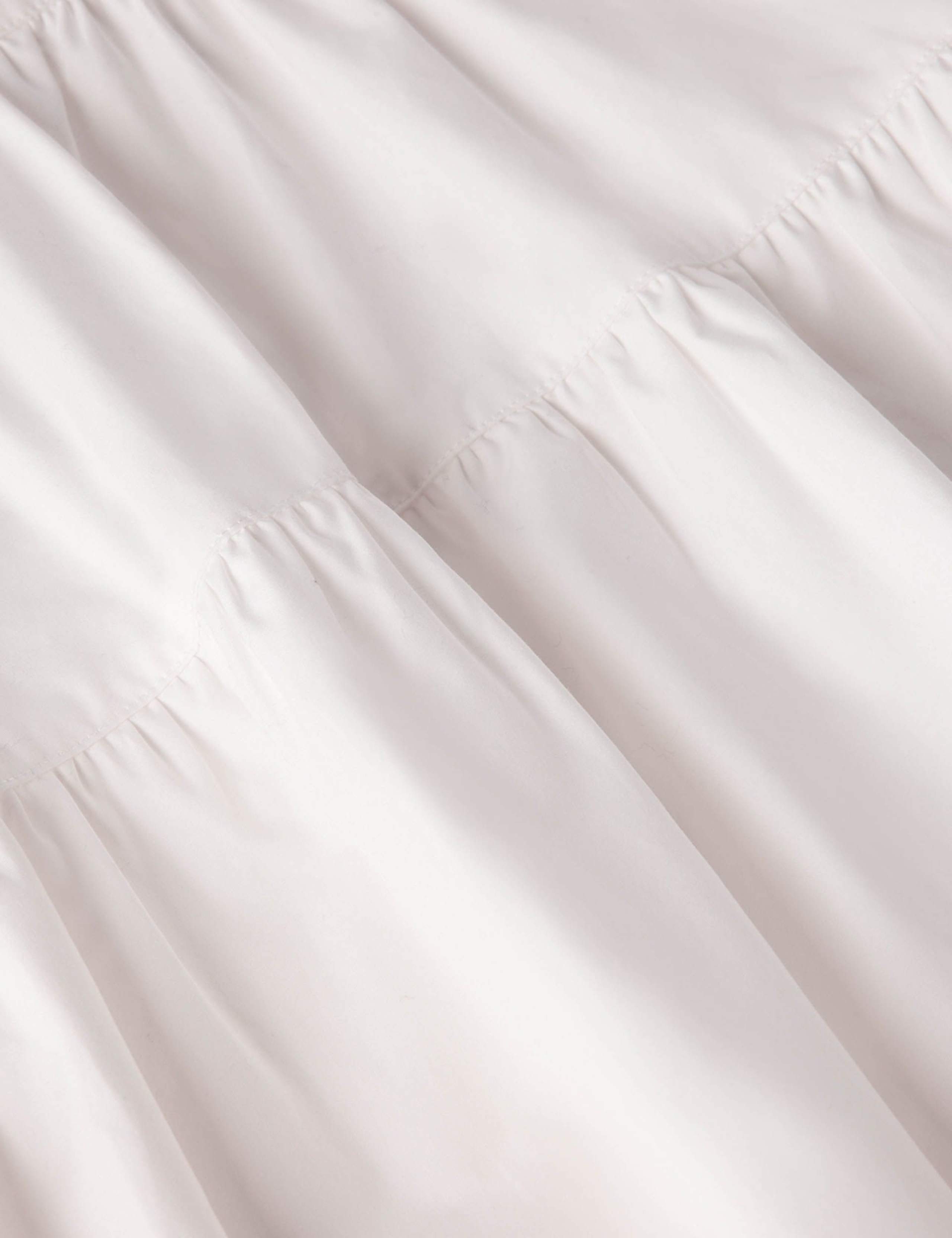 Pure Cotton Midi Tiered Skirt 5 of 6