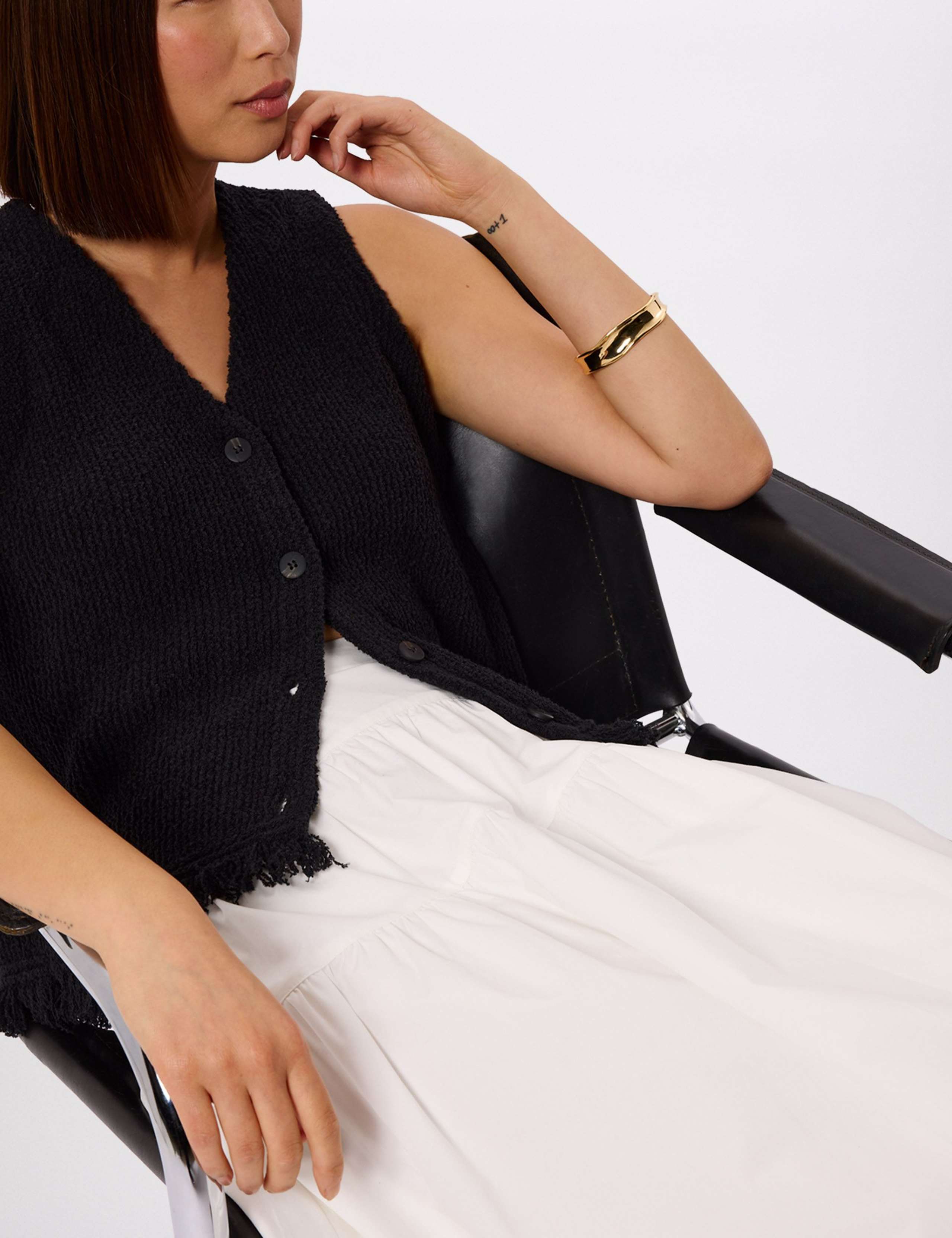 Pure Cotton Midi Tiered Skirt 6 of 6