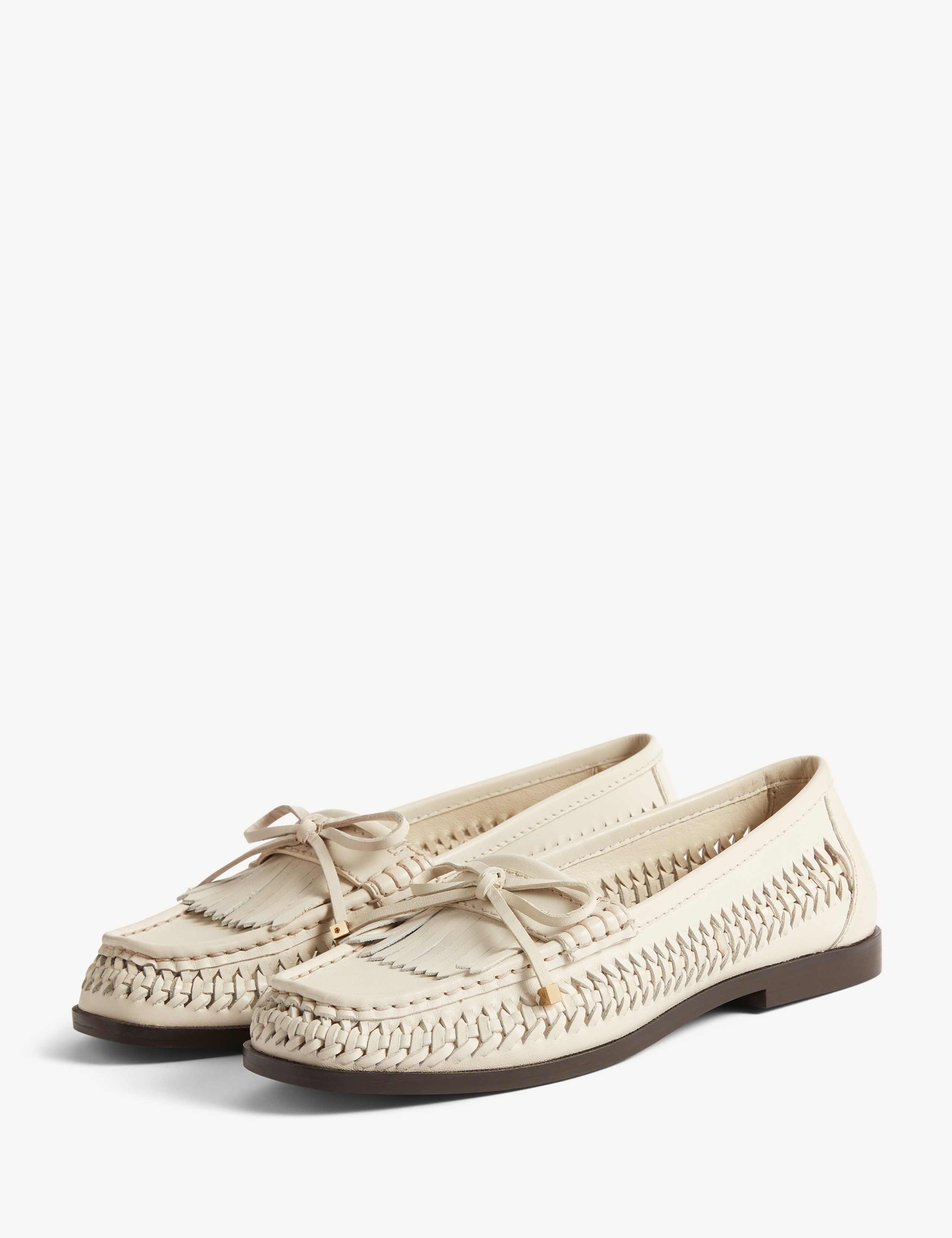 Leather Flat Loafers 4 of 6