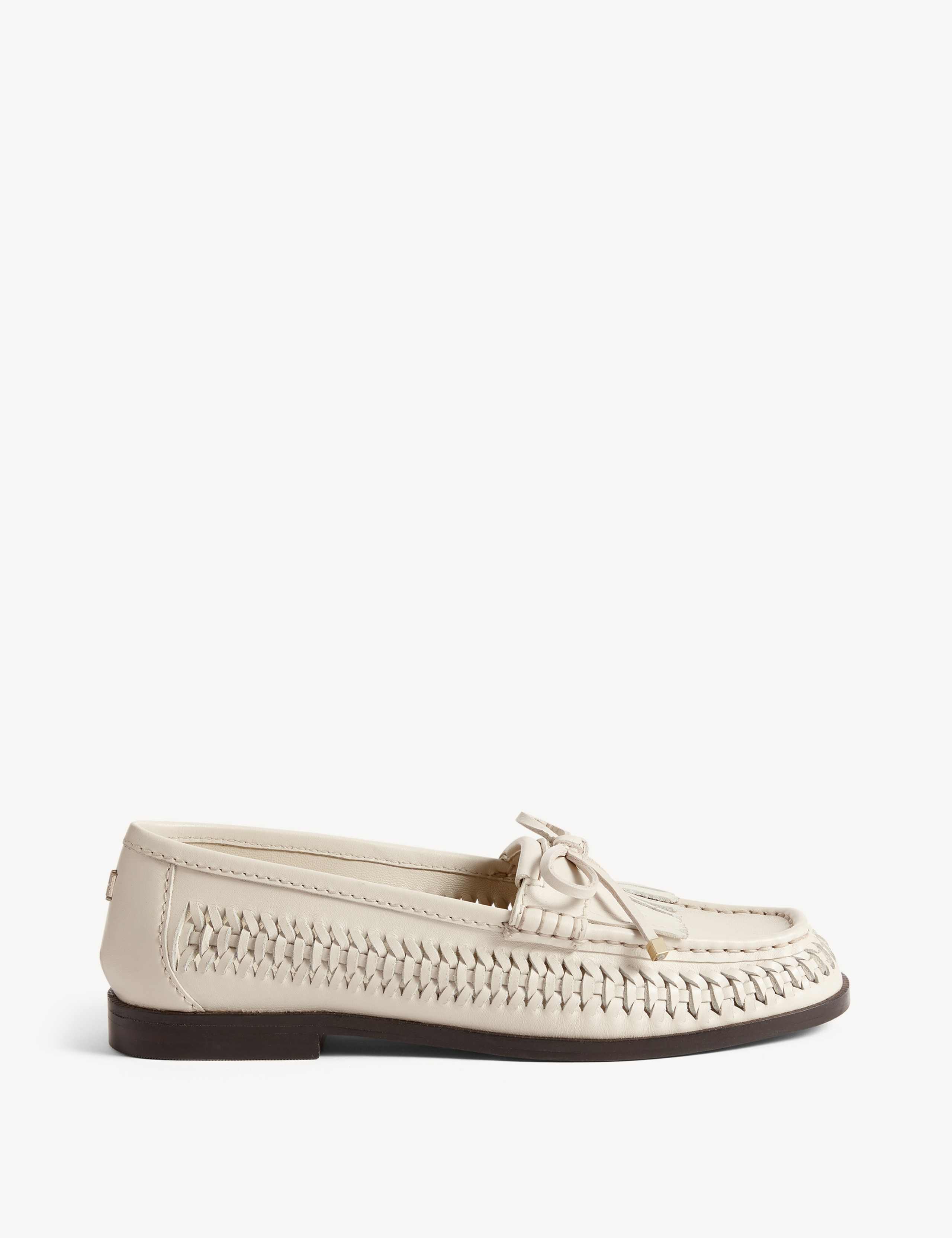 Leather Flat Loafers 2 of 6