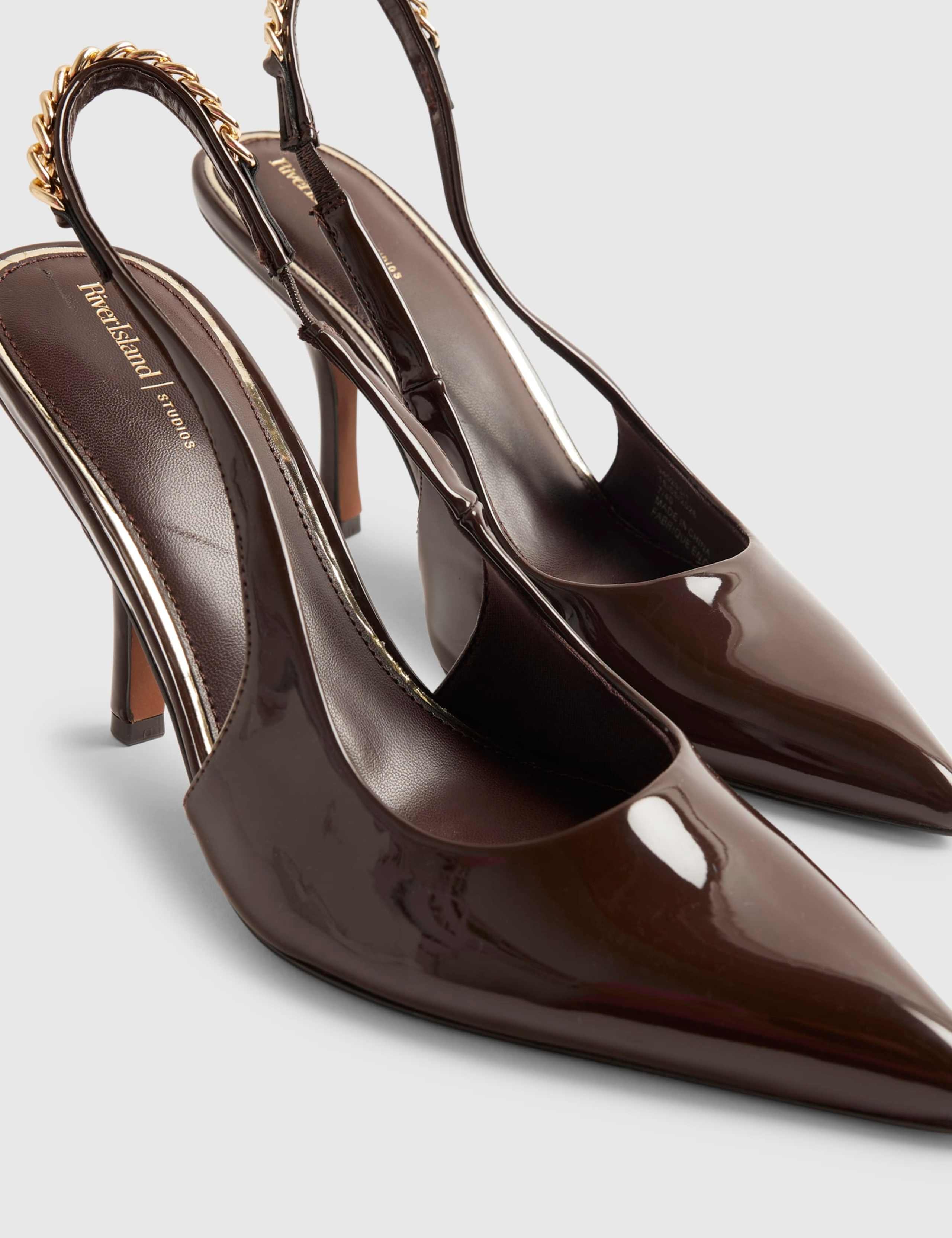 Stiletto Pointed Slingback Shoes 5 of 5