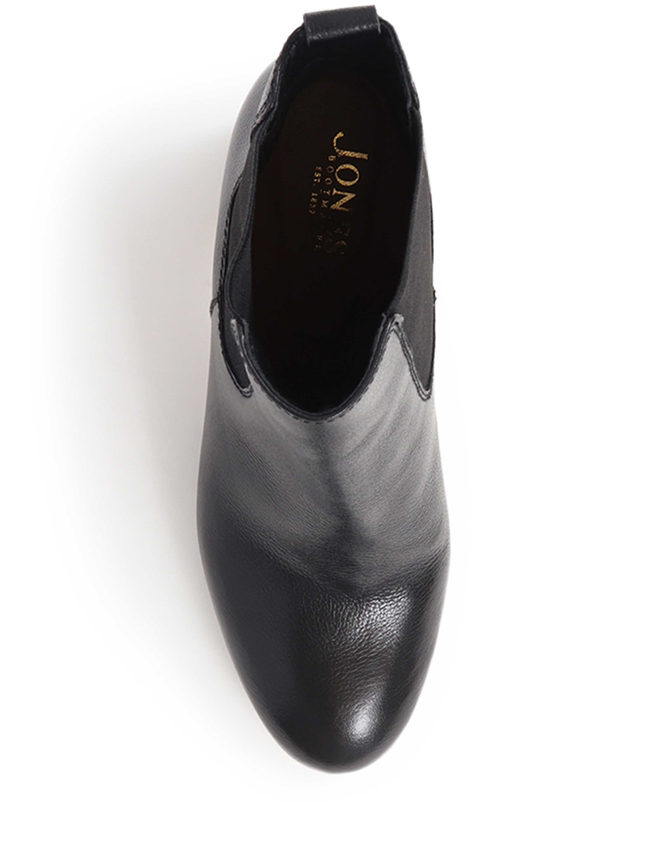 Leather Block Heel Ankle Boot 4 of 7