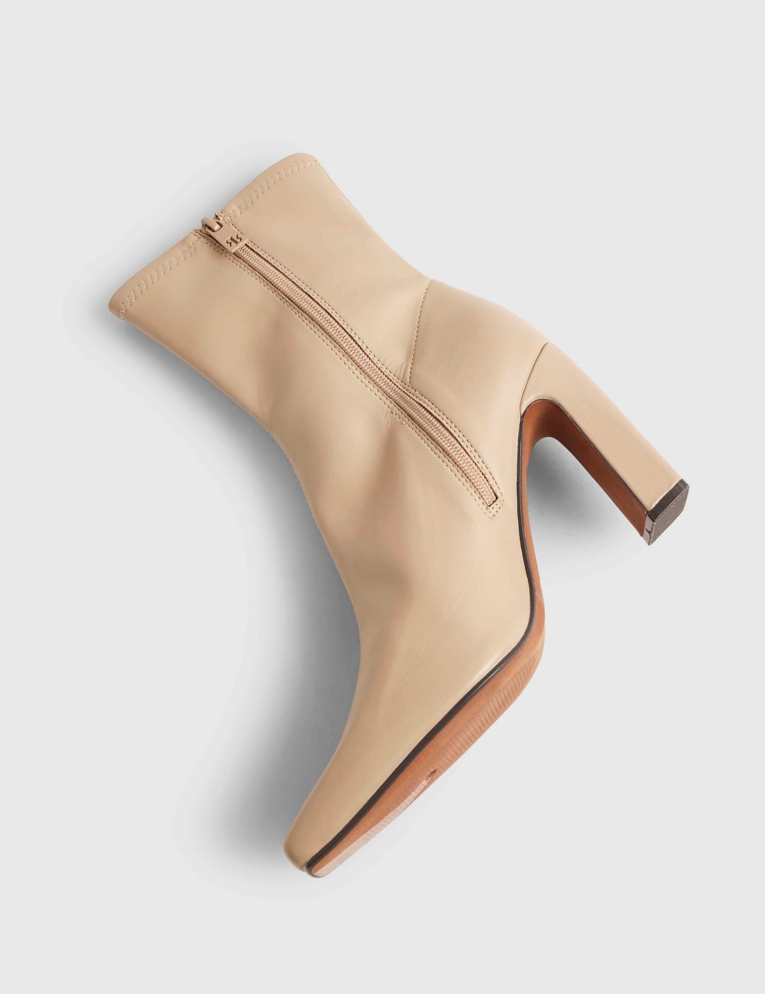 Block Heel Square Toe Ankle Boots 4 of 5