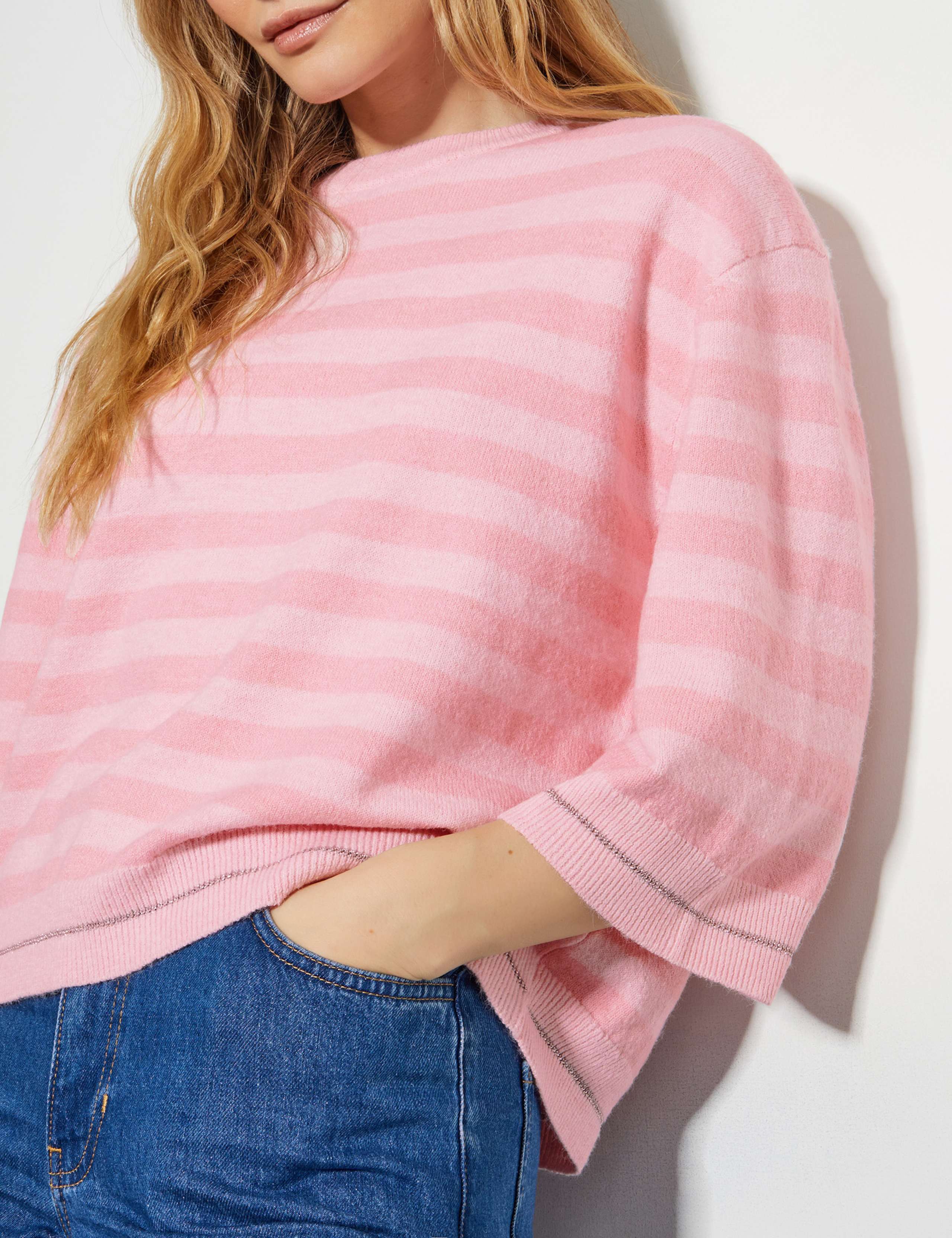 Striped Crew Neck Jumper 3 of 4