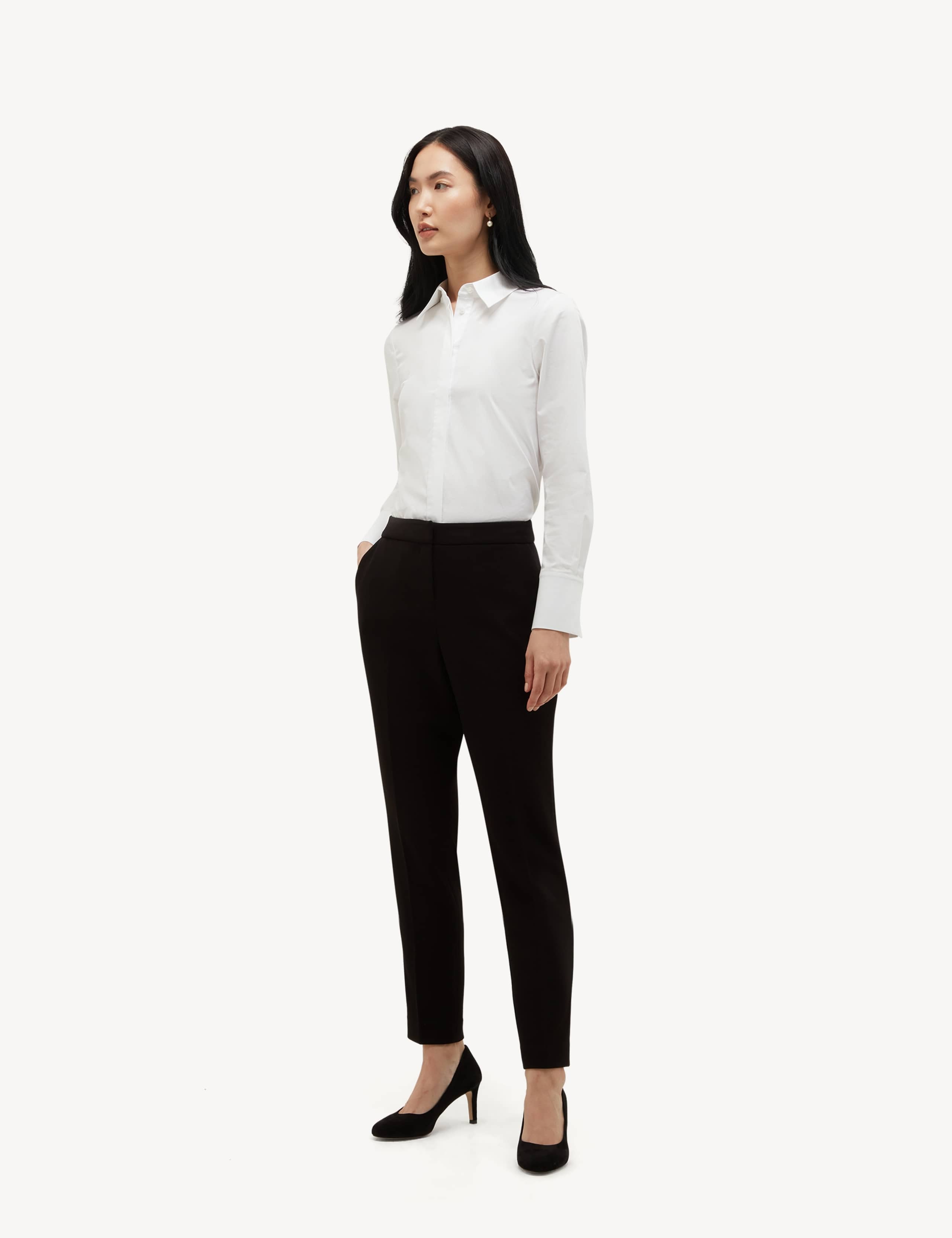 Slim Fit Ankle Grazer Trousers 1 of 5