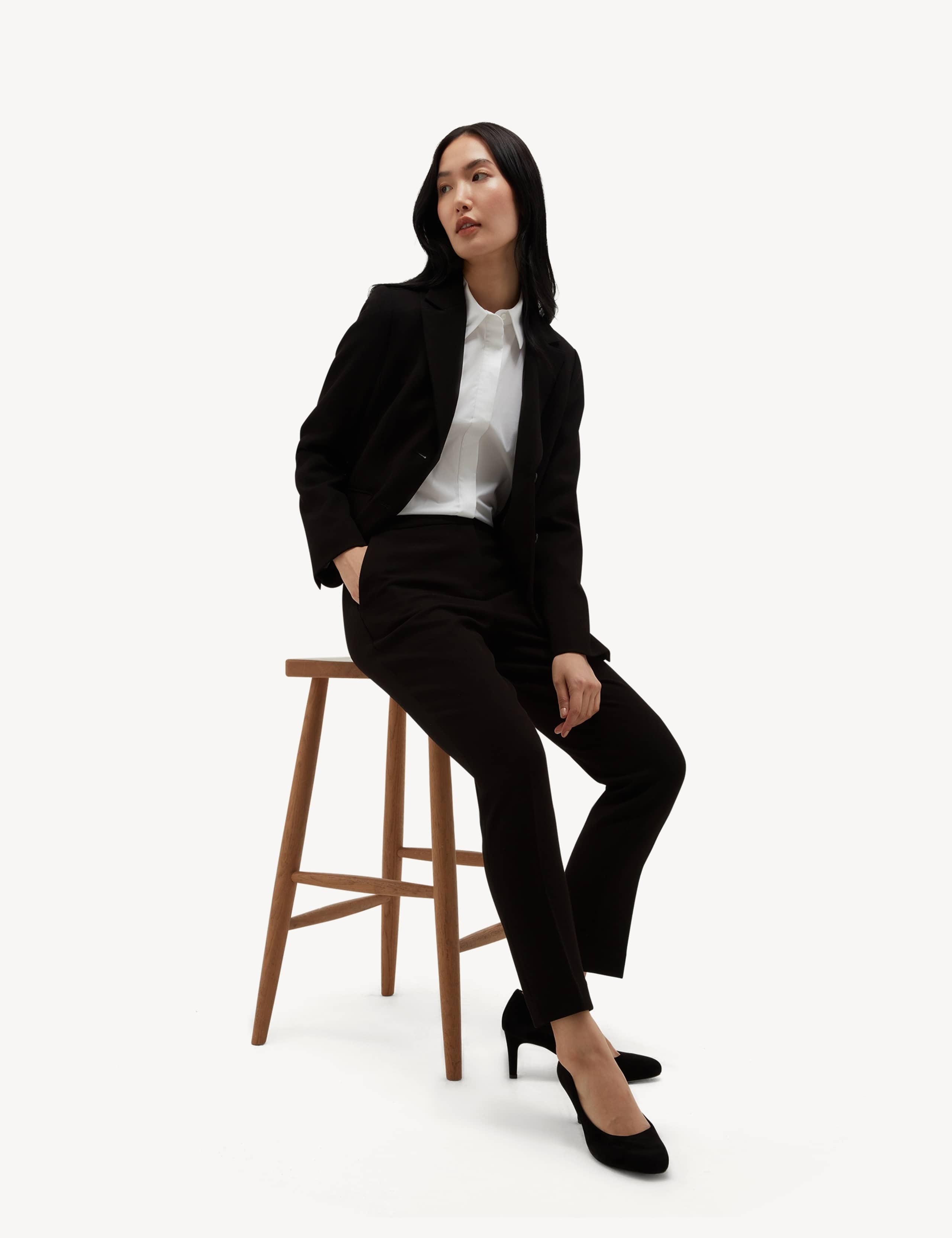 Slim Fit Ankle Grazer Trousers 3 of 5