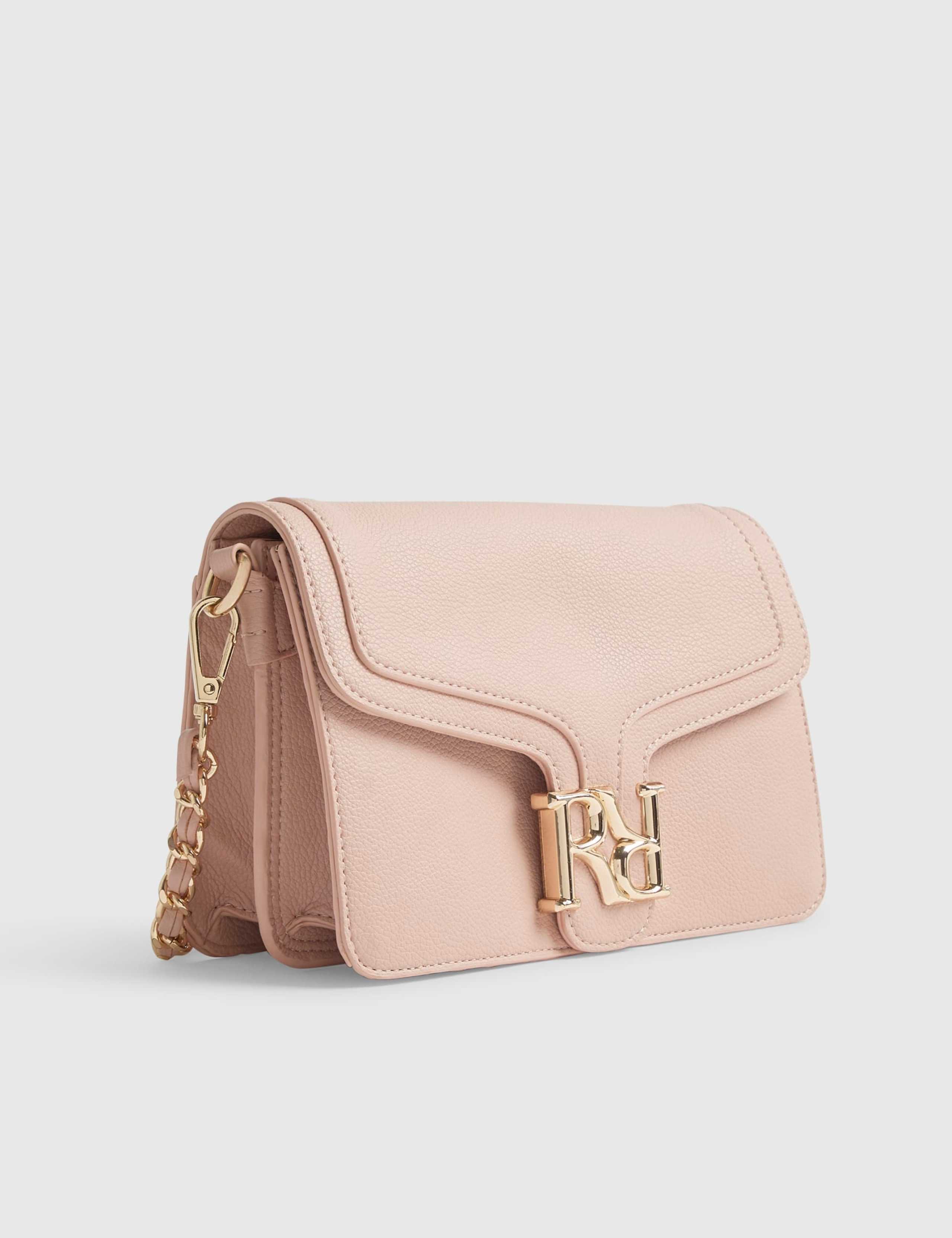 Faux Leather Flap Front Shoulder Bag 6 of 6