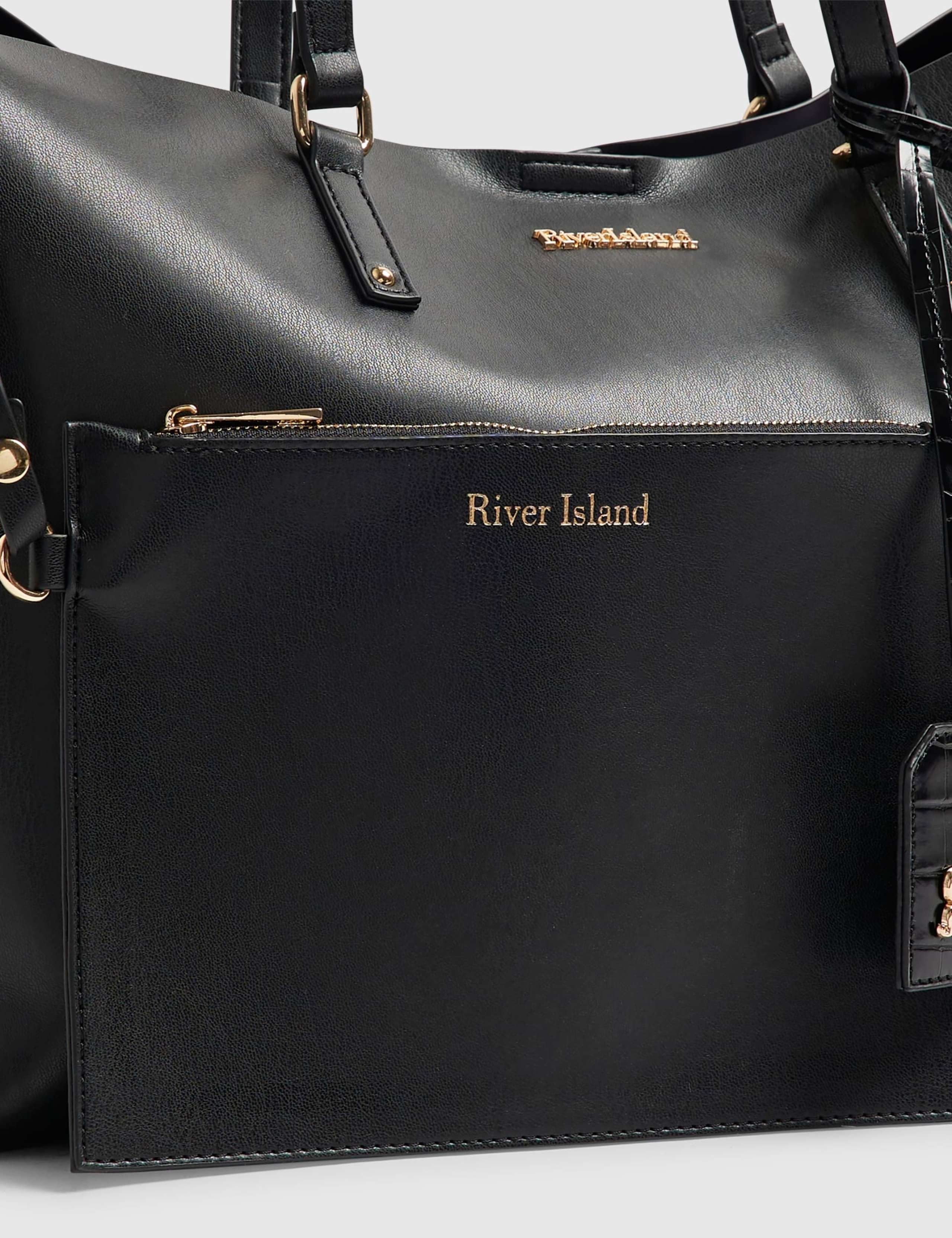 Faux Leather Tote Bag 2 of 5