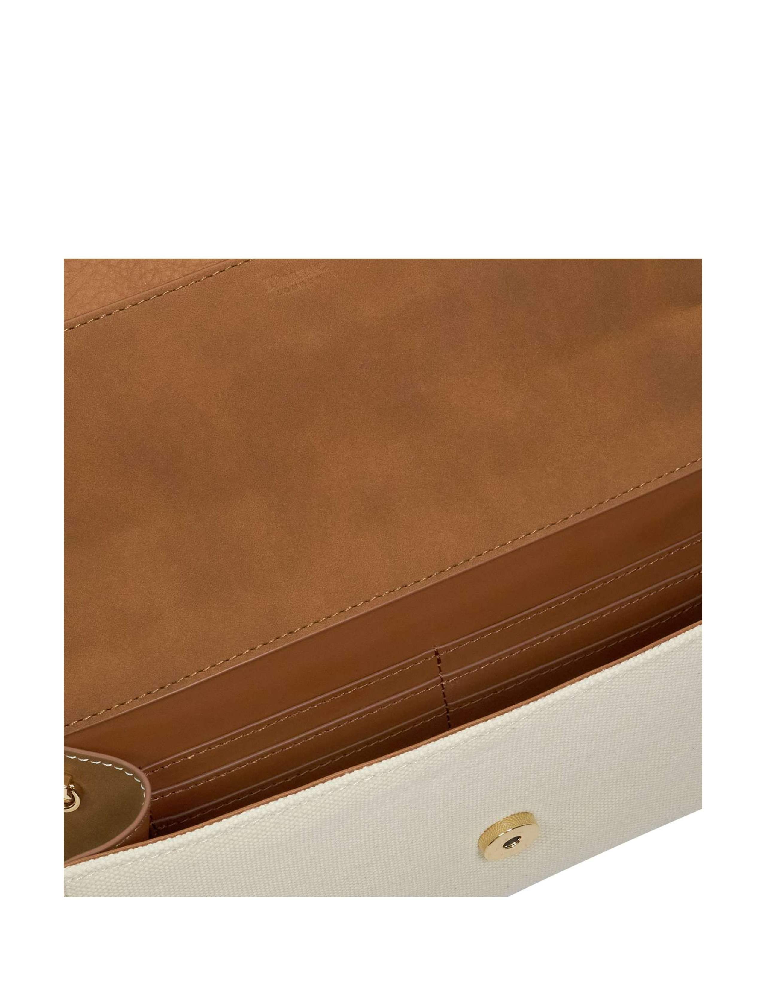 Textured Top Handle Chain Strap Grab Bag 5 of 6