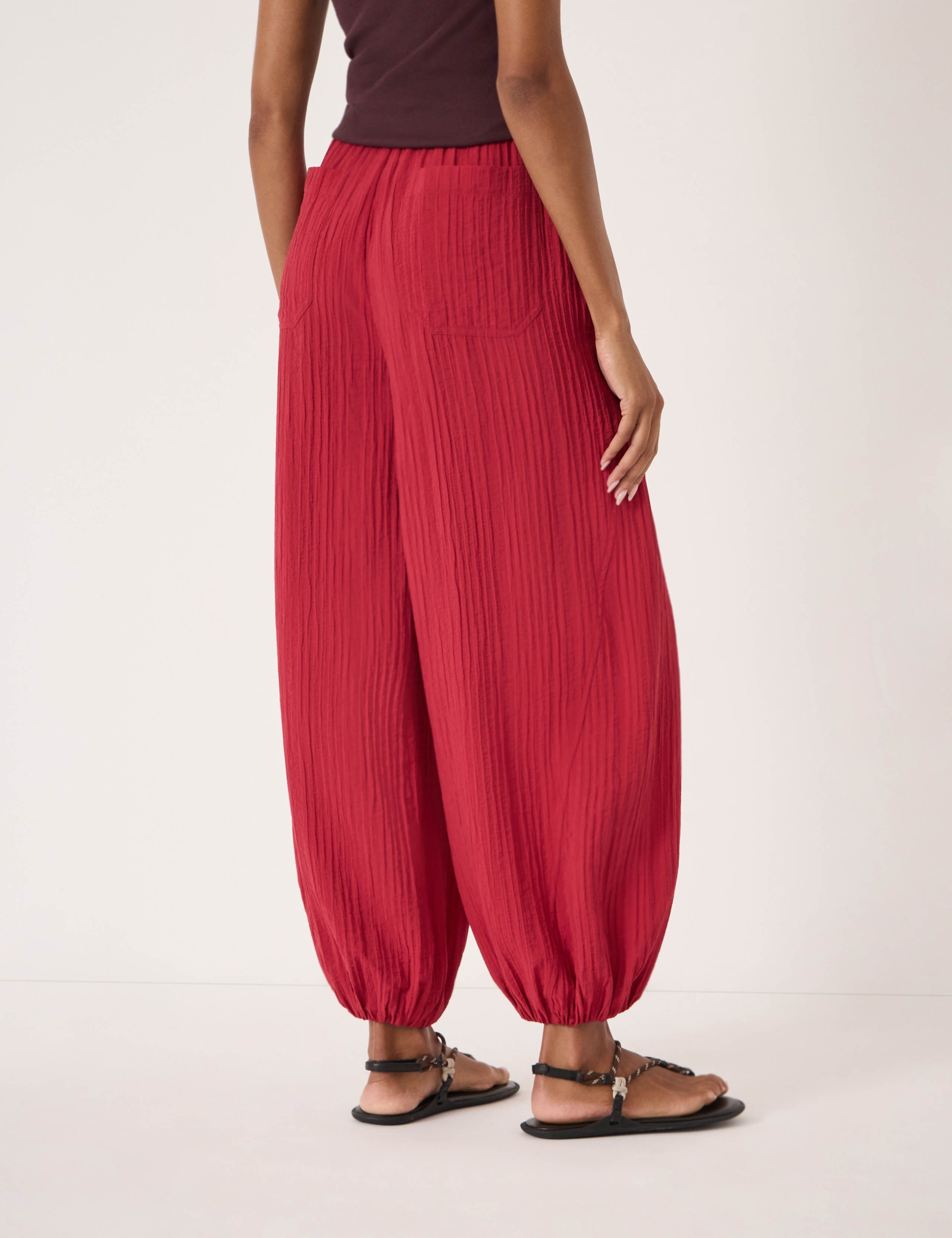 Crinkle Textured Balloon Trousers 5 of 5