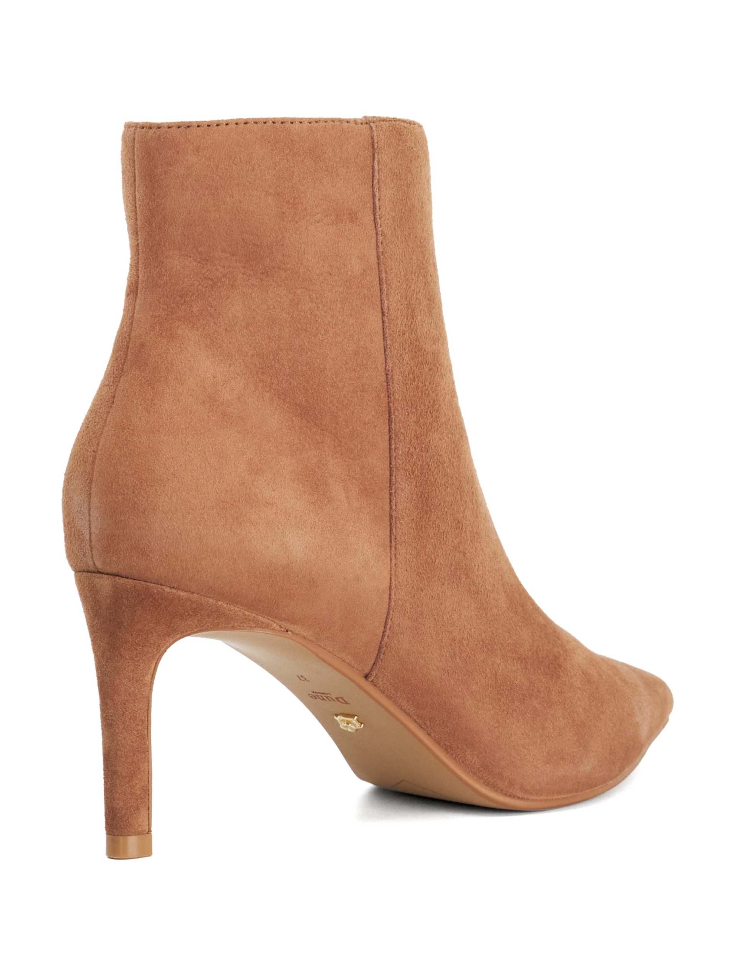 Suede Stiletto Heel Pointed Toe Ankle Boots 2 of 6