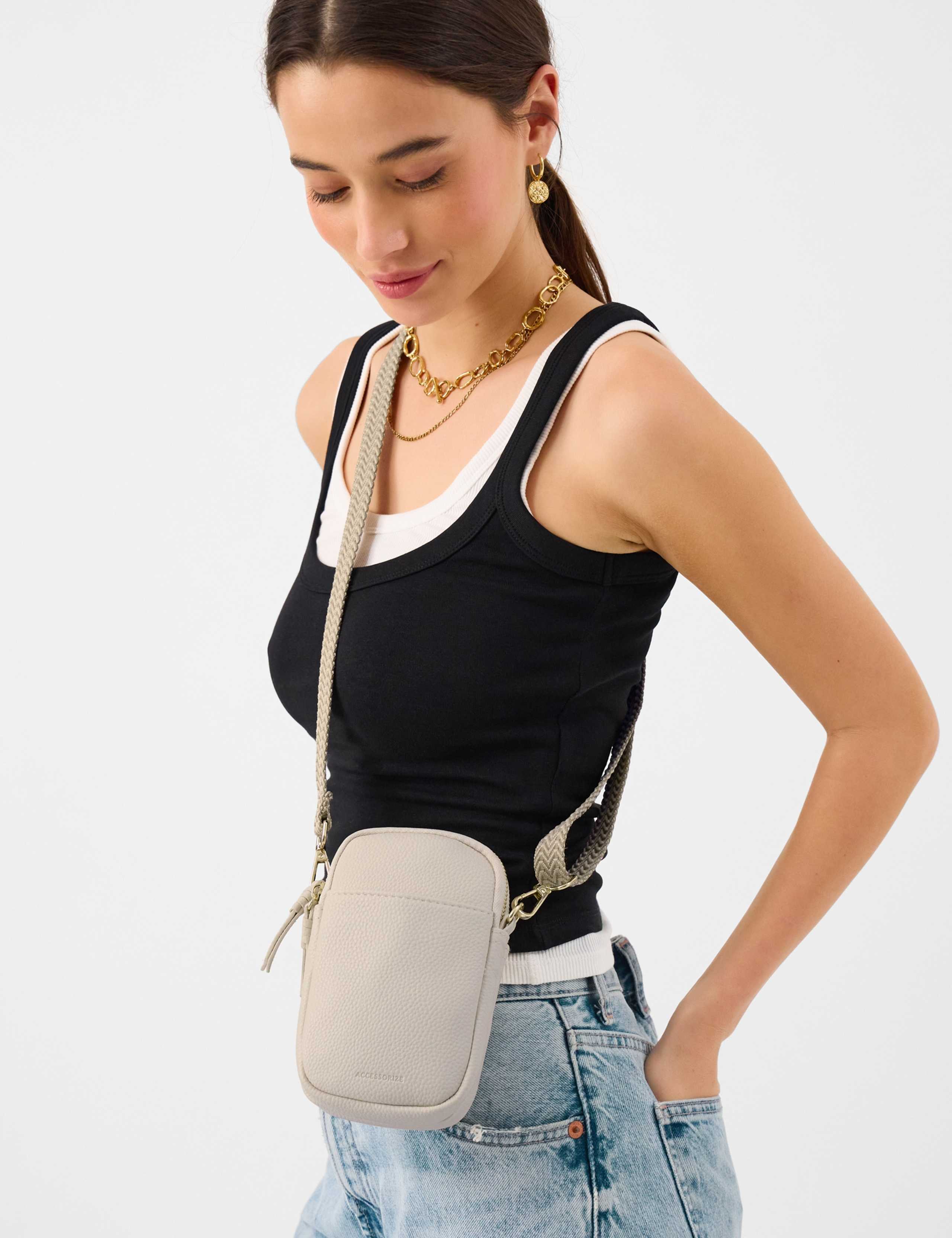Double Pouch Cross Body Phone Bag 3 of 5