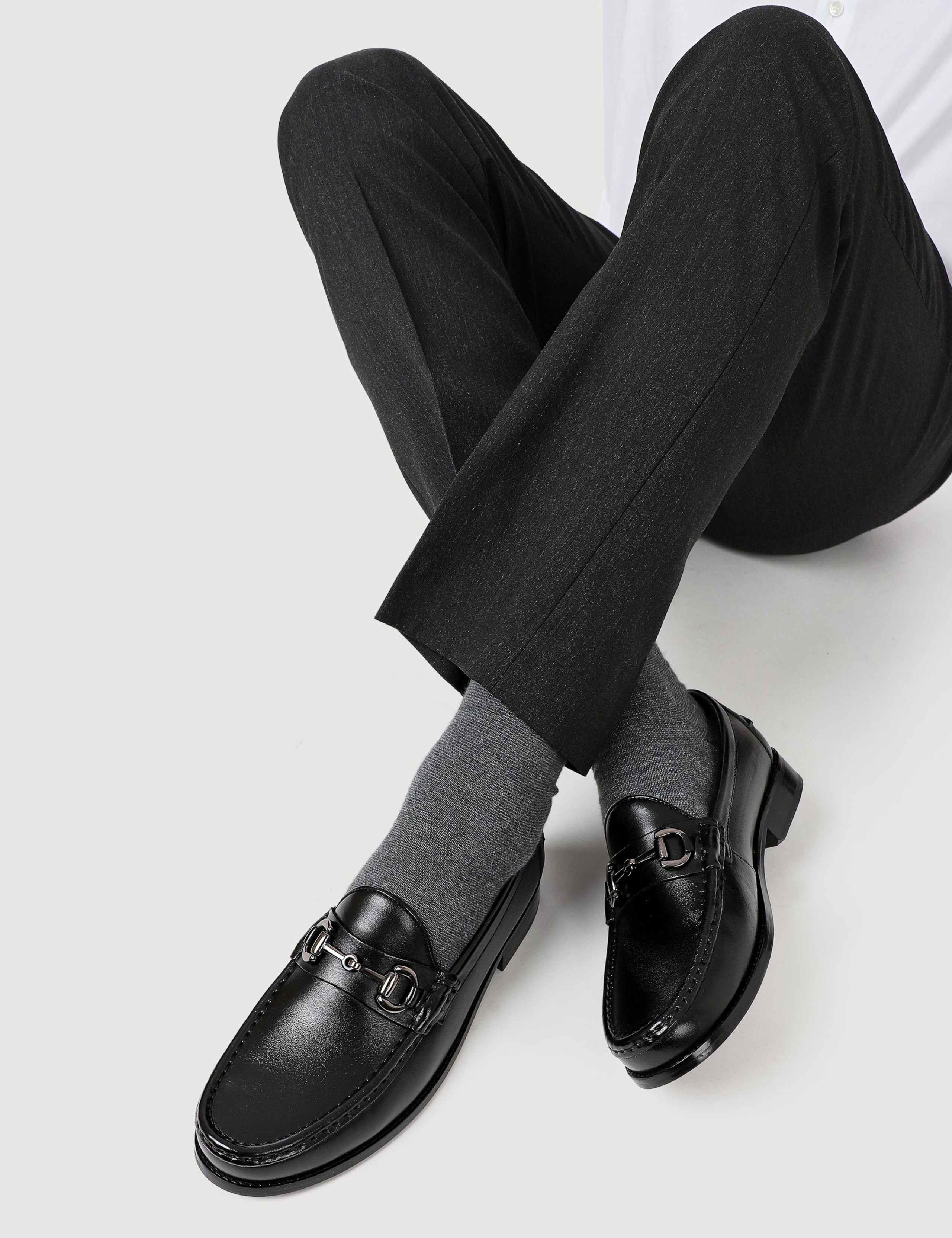 Leather Slip-On Loafers 1 of 6