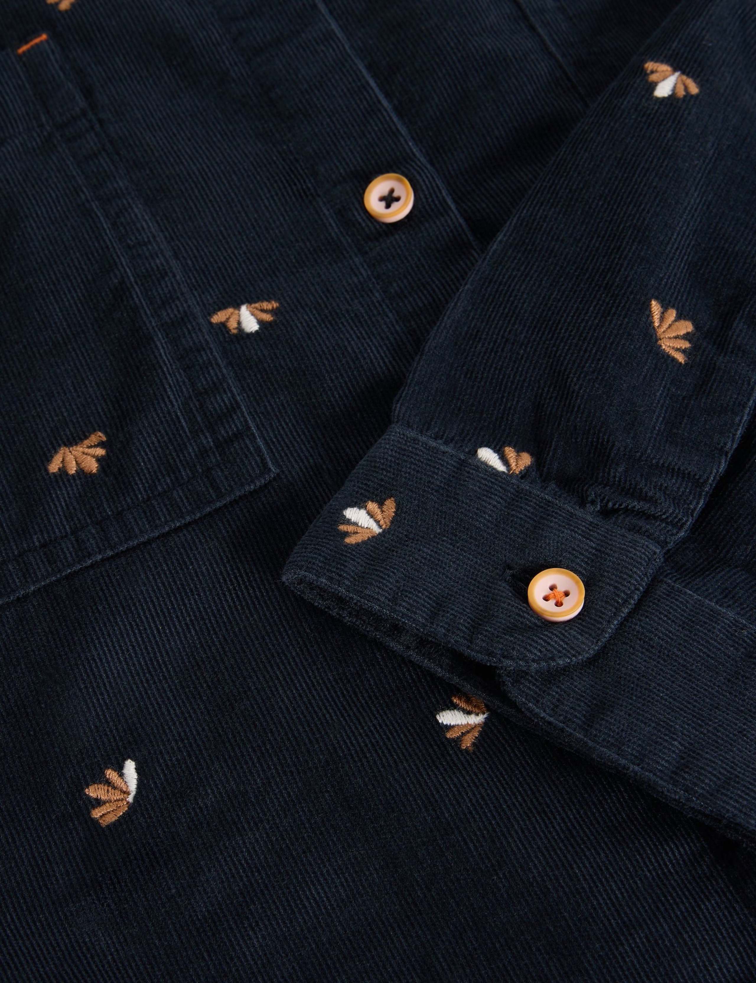 Cord Embroidered Collared Shirt 5 of 6