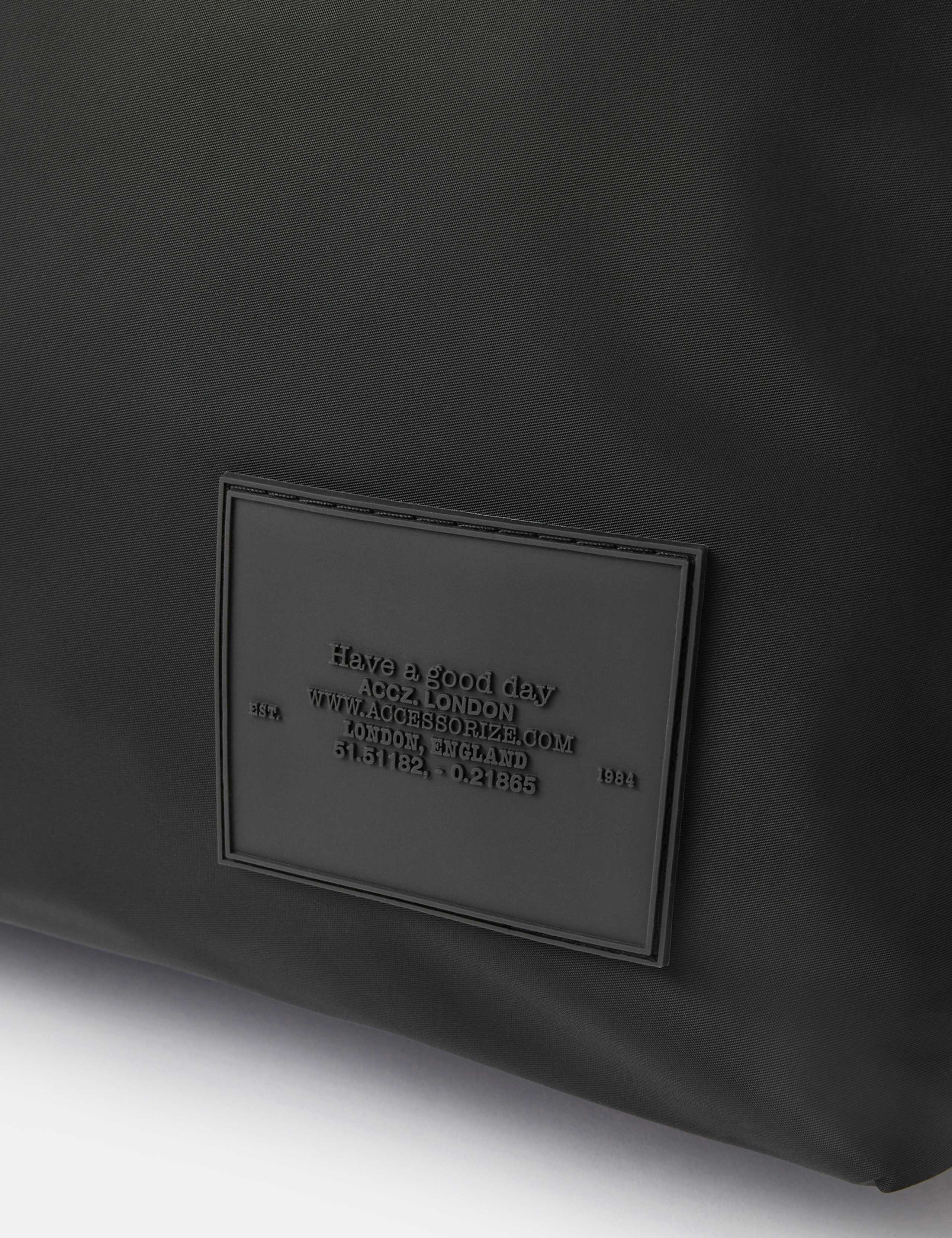 Nylon Zip Detail Tote Bag 6 of 6