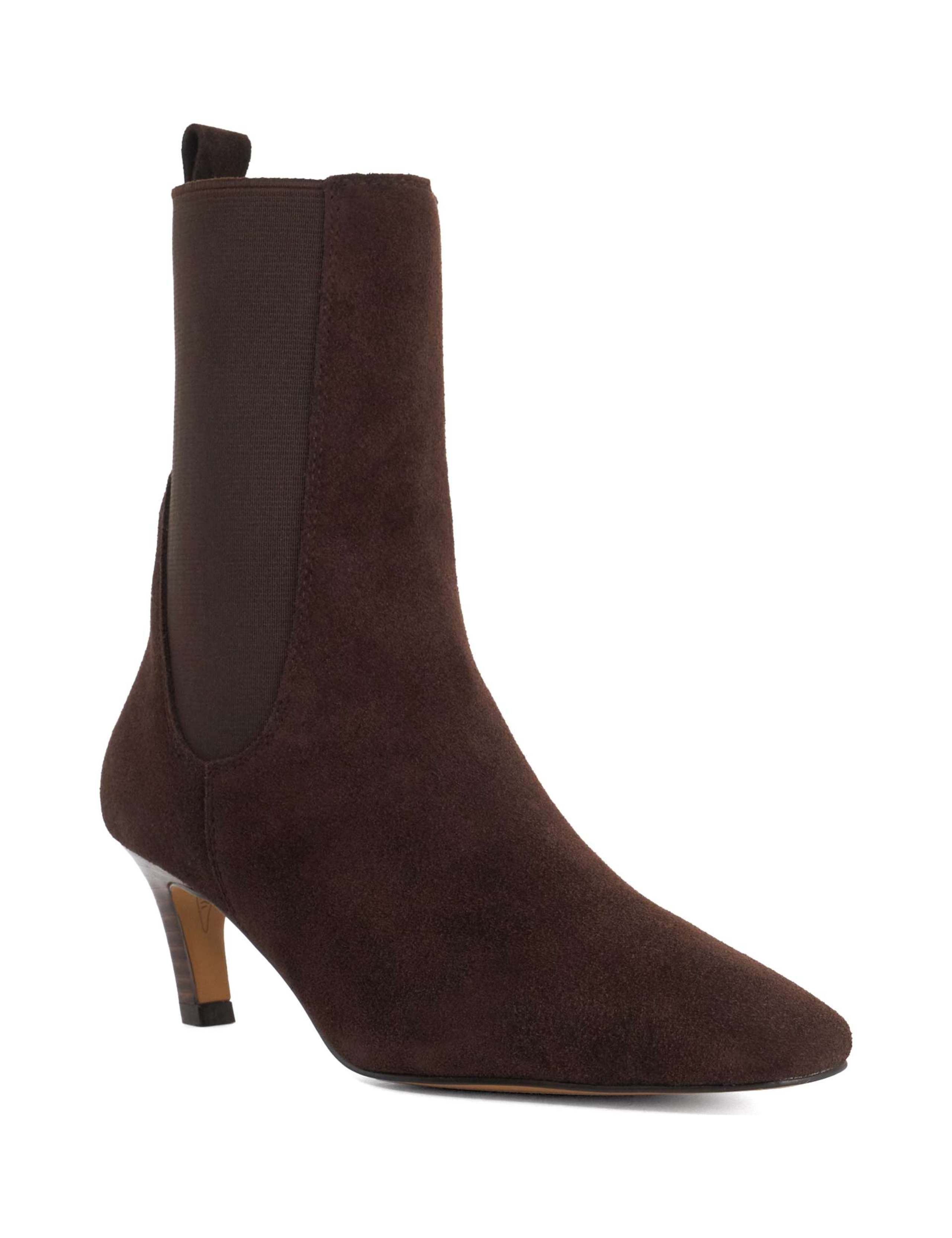 Kitten Heel Elasticated Ankle Boots 3 of 5