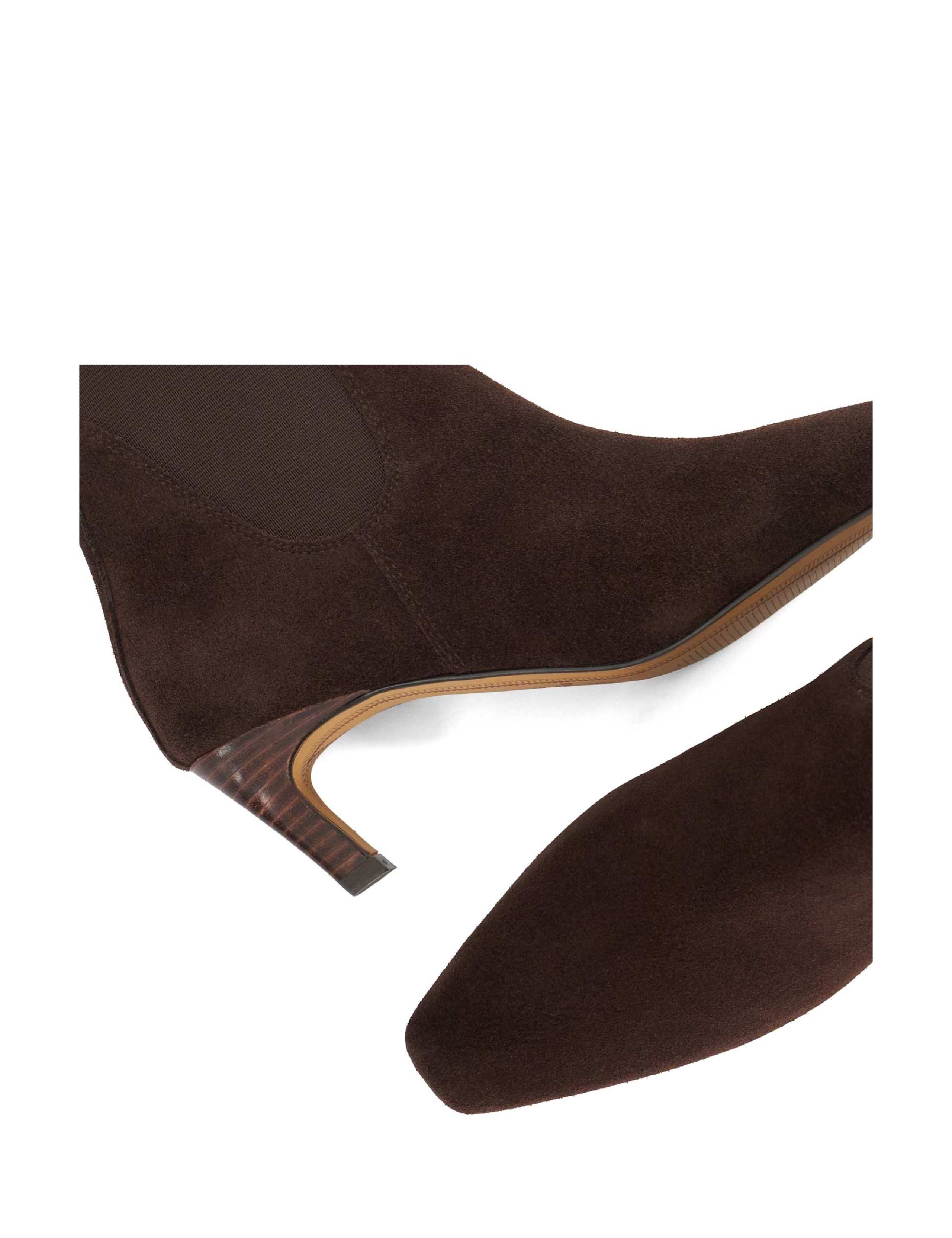 Kitten Heel Elasticated Ankle Boots 5 of 5