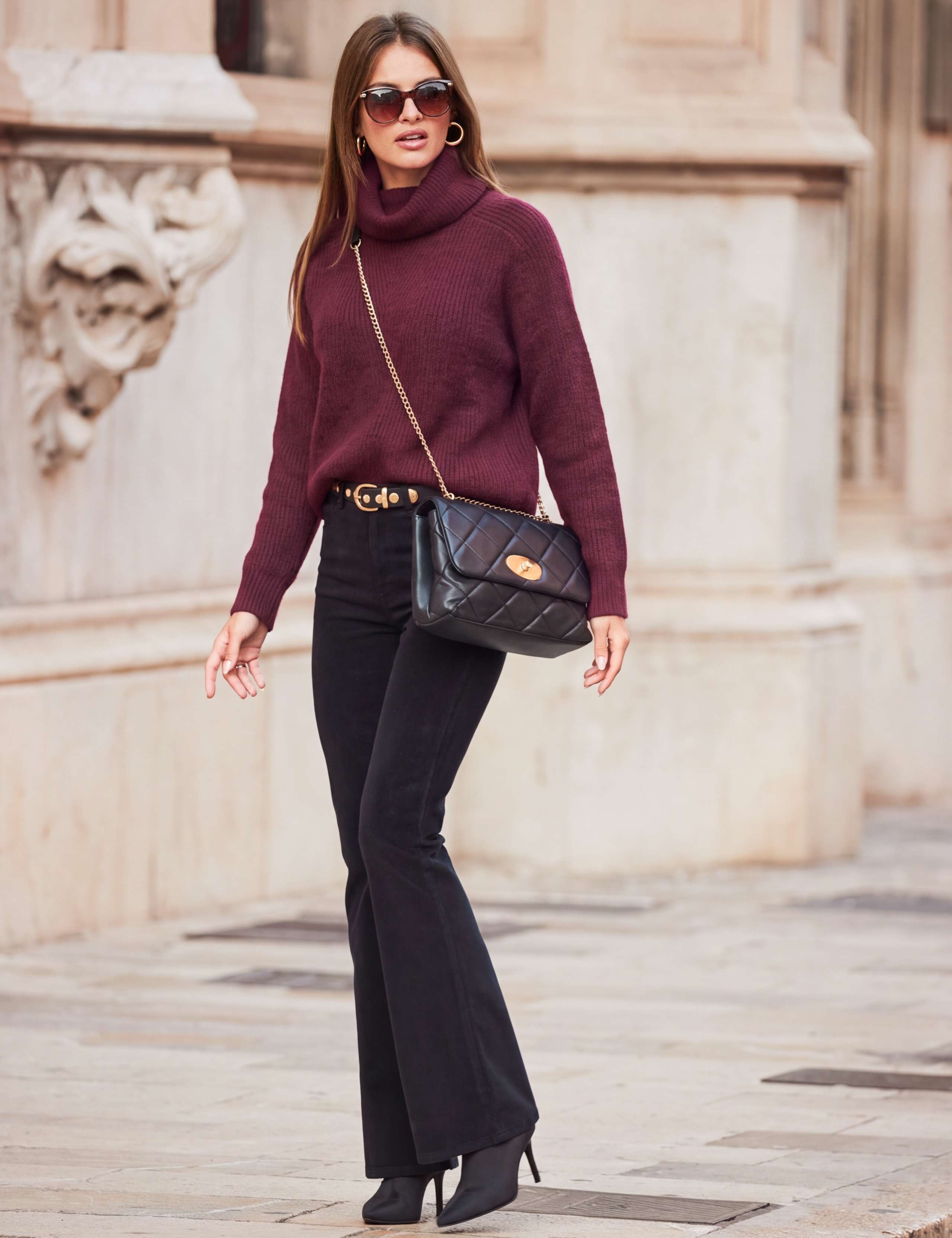 Velvet Flared Jeans 2 of 6