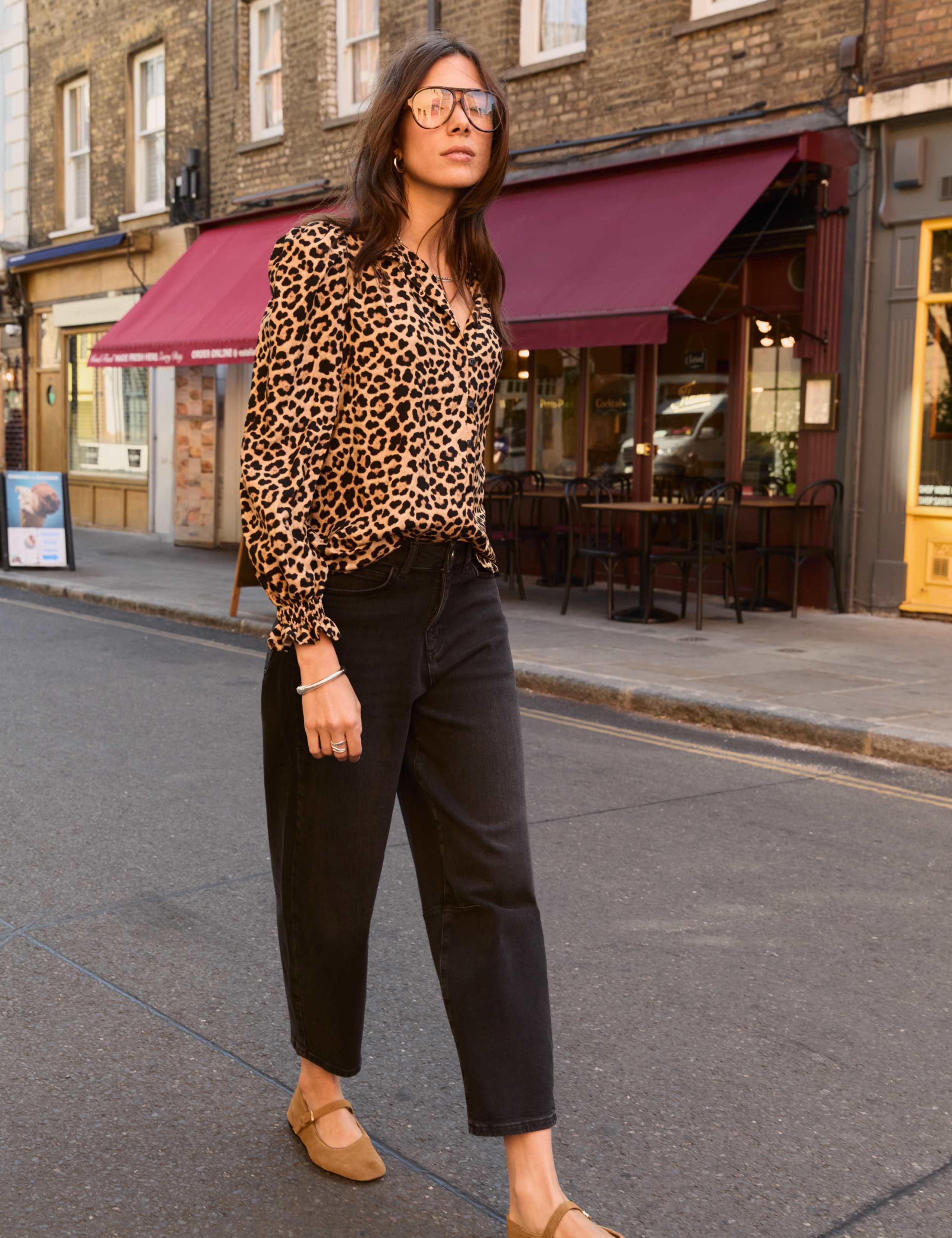 High Waisted Ankle Grazer Jeans 4 of 5