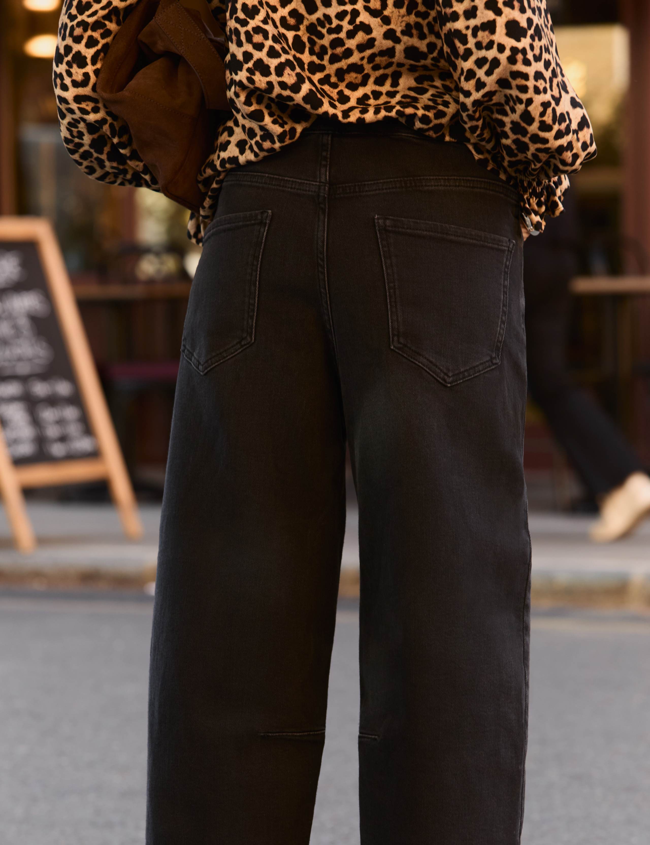High Waisted Ankle Grazer Jeans 5 of 5
