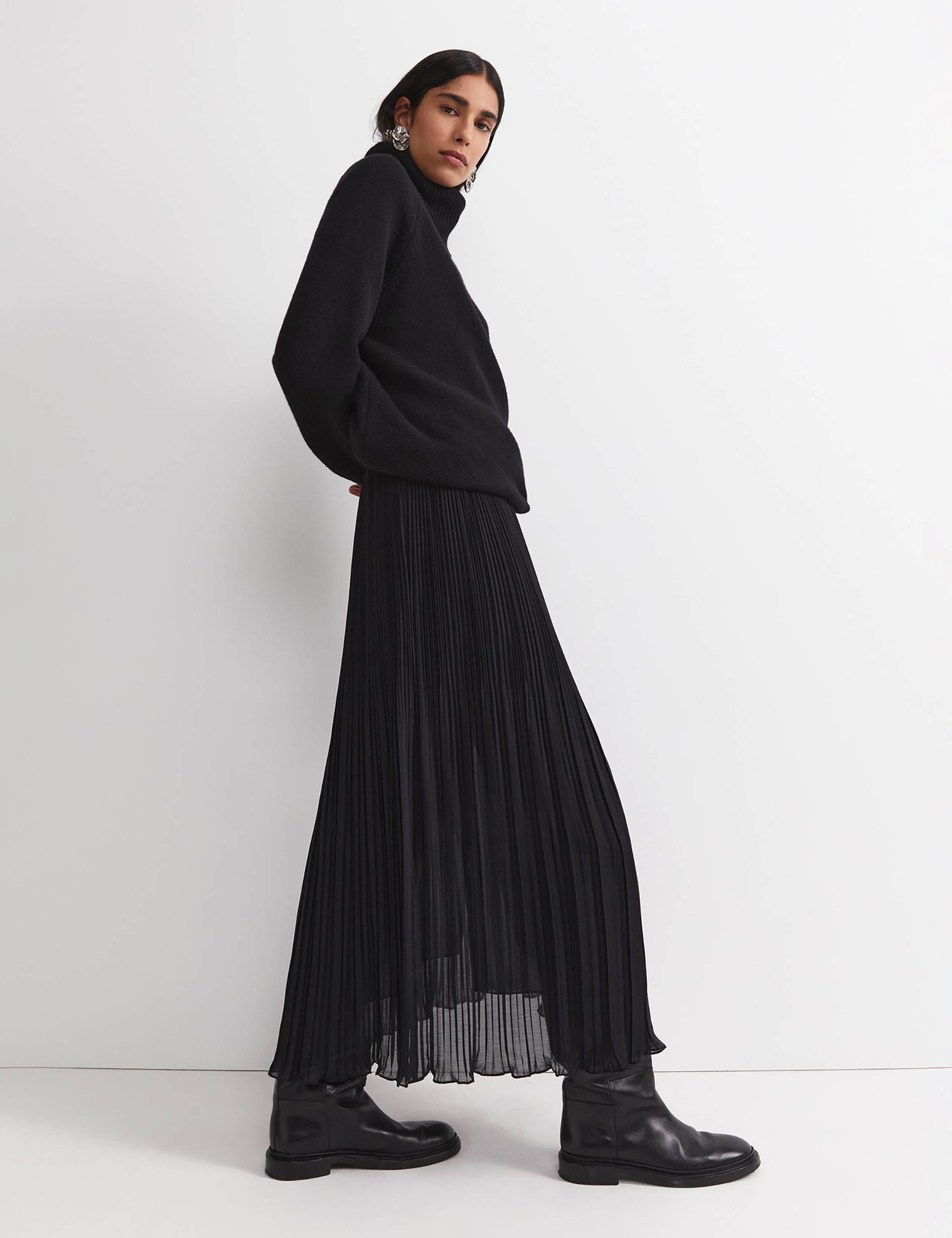 Pleated Midi Skirt 3 of 4
