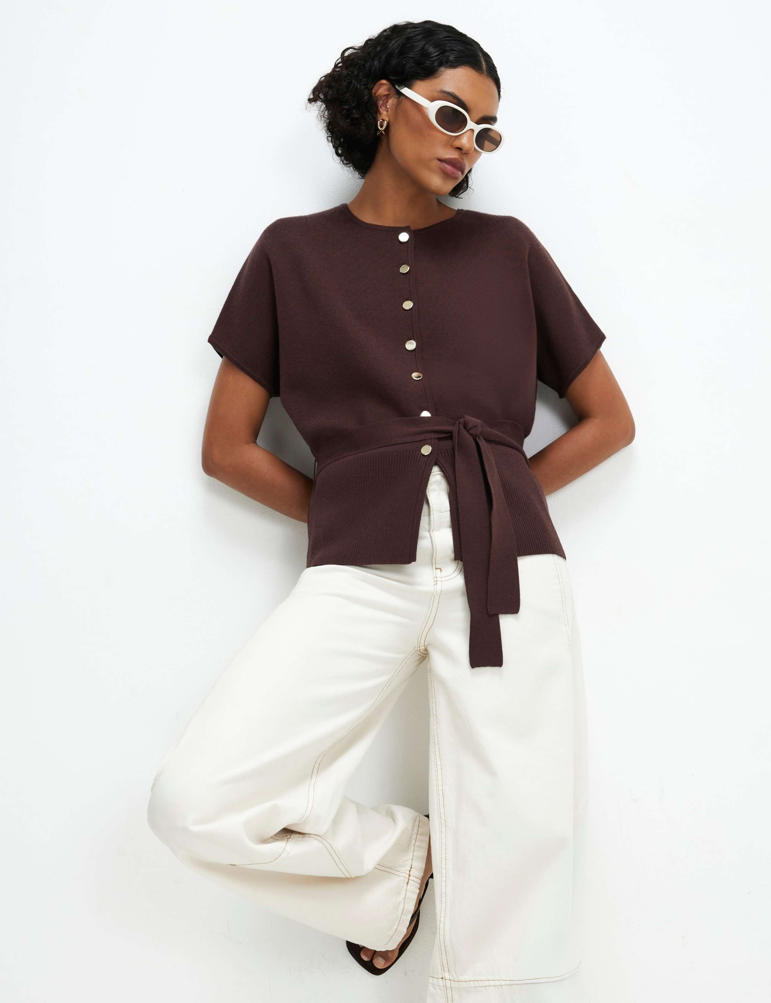 Belted Cardigan 1 of 6