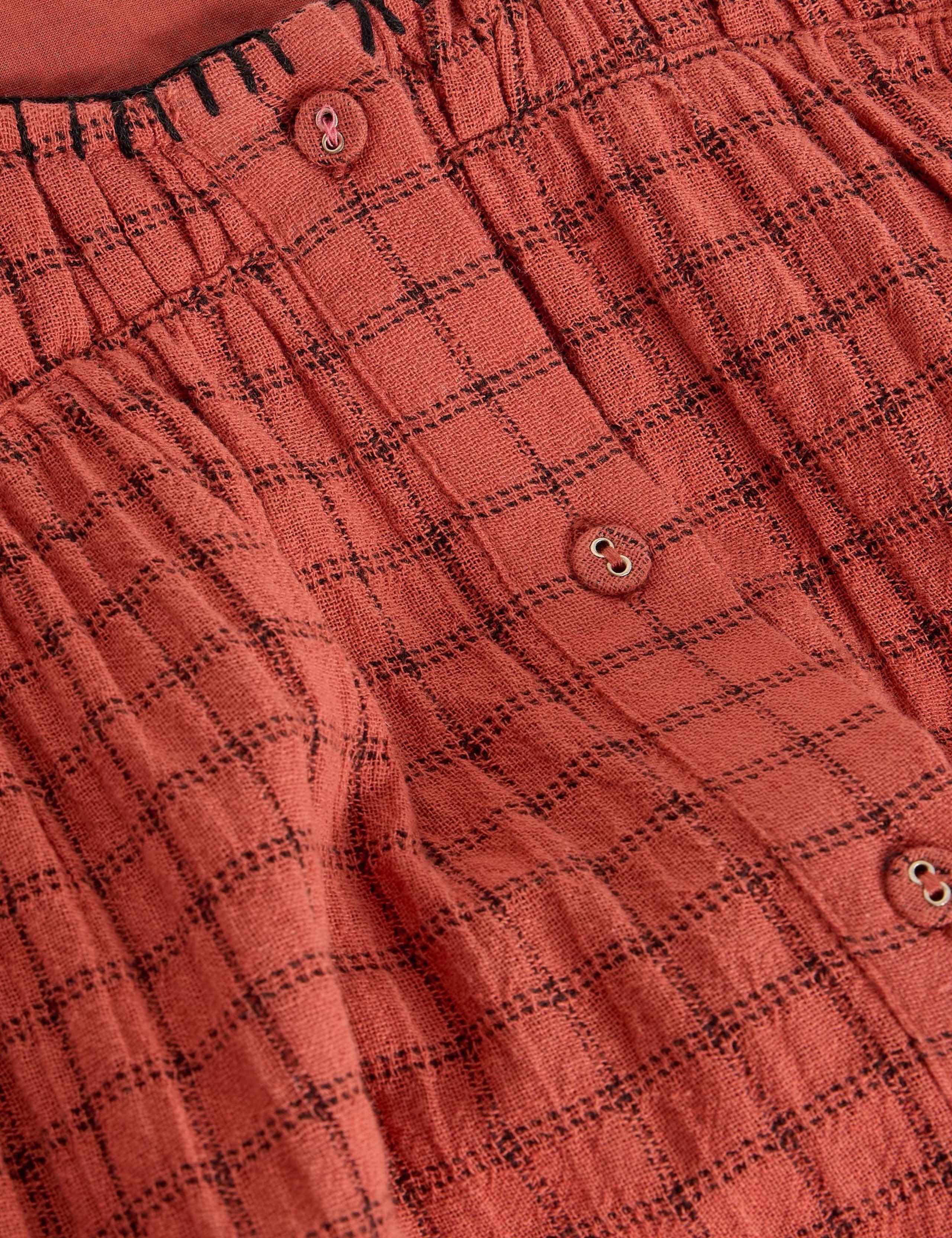 Pure Cotton Checked  Blouse 5 of 6