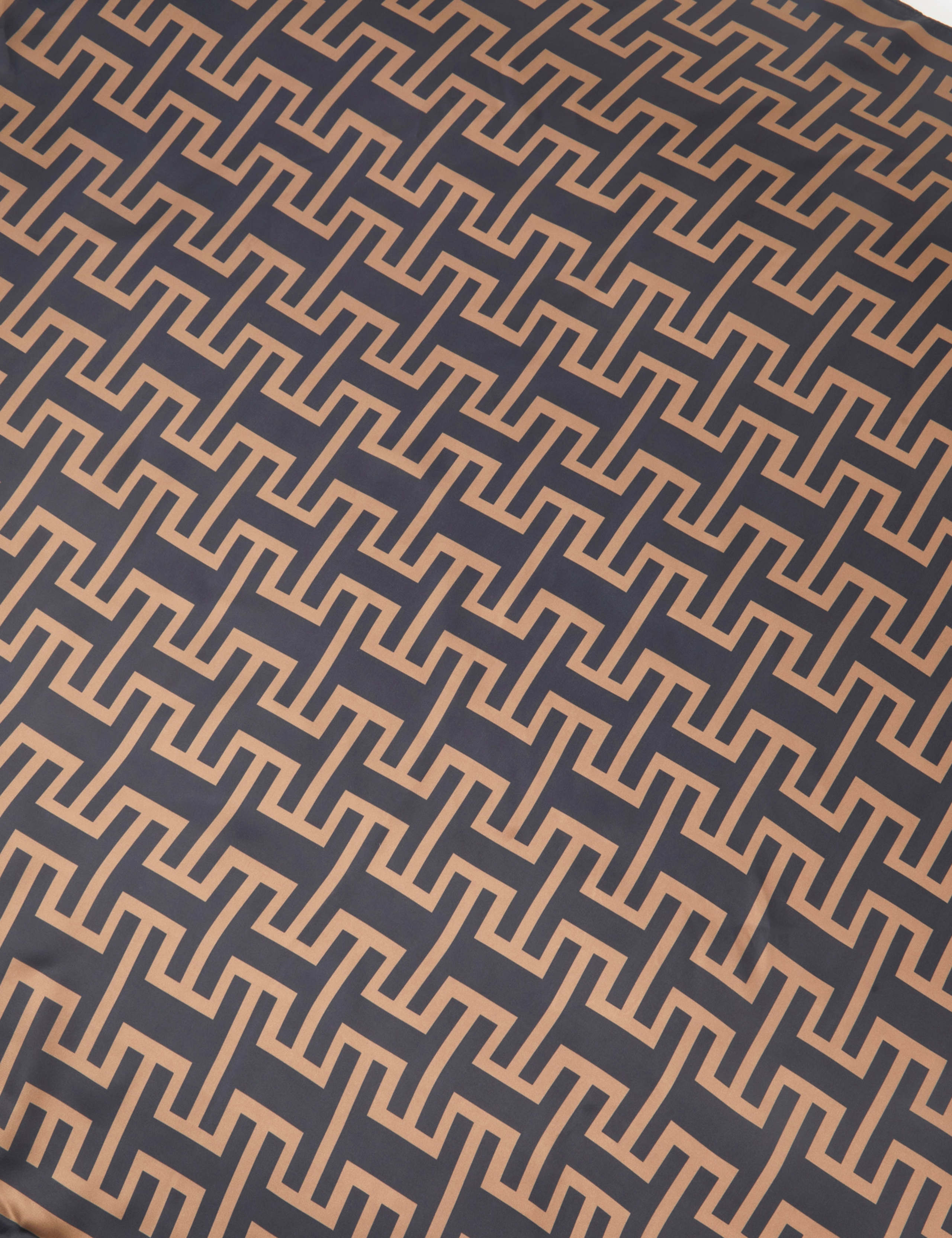 Satin Geometric Print Square Scarf 3 of 4