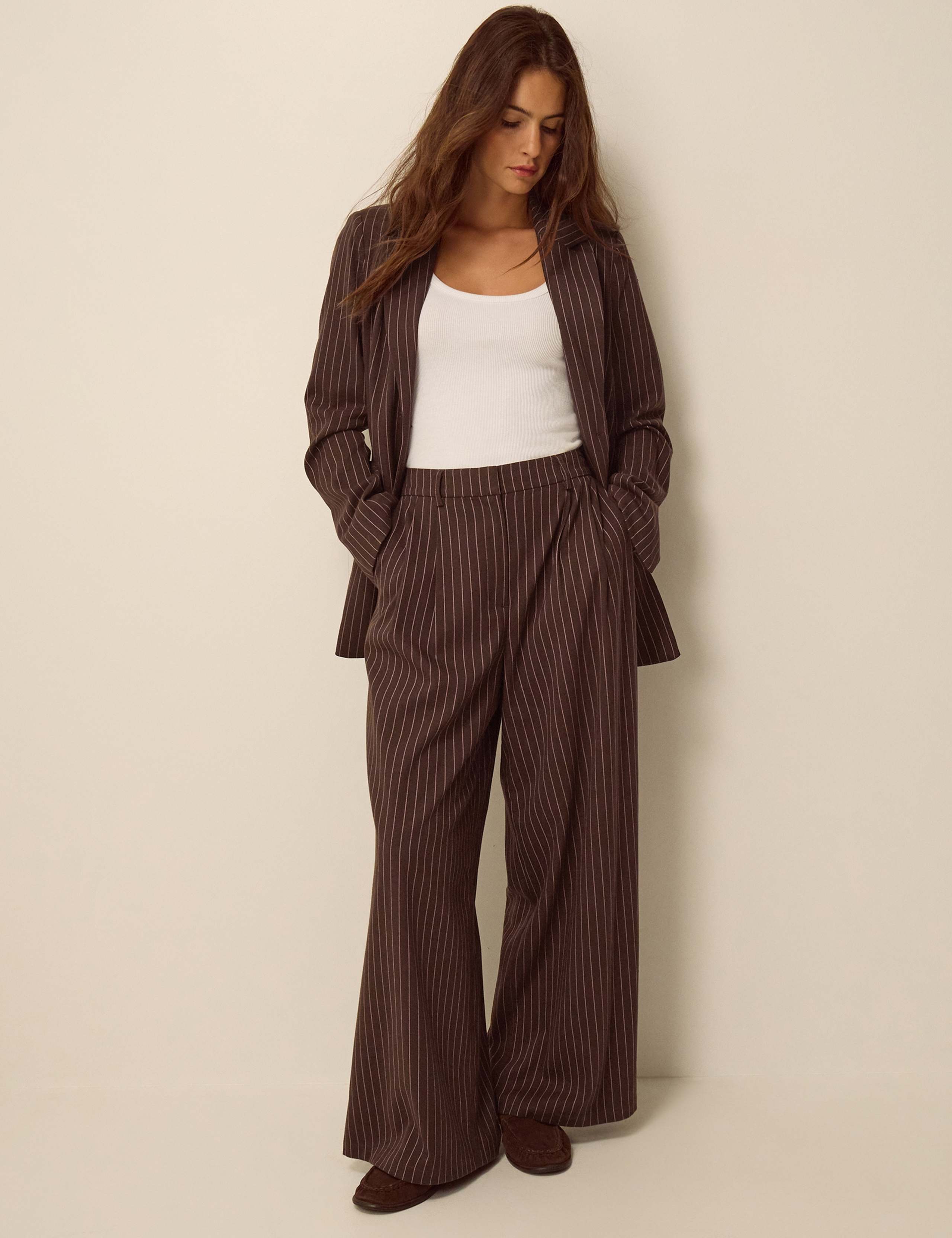 Pinstripe Single Breasted Jacket 3 of 4