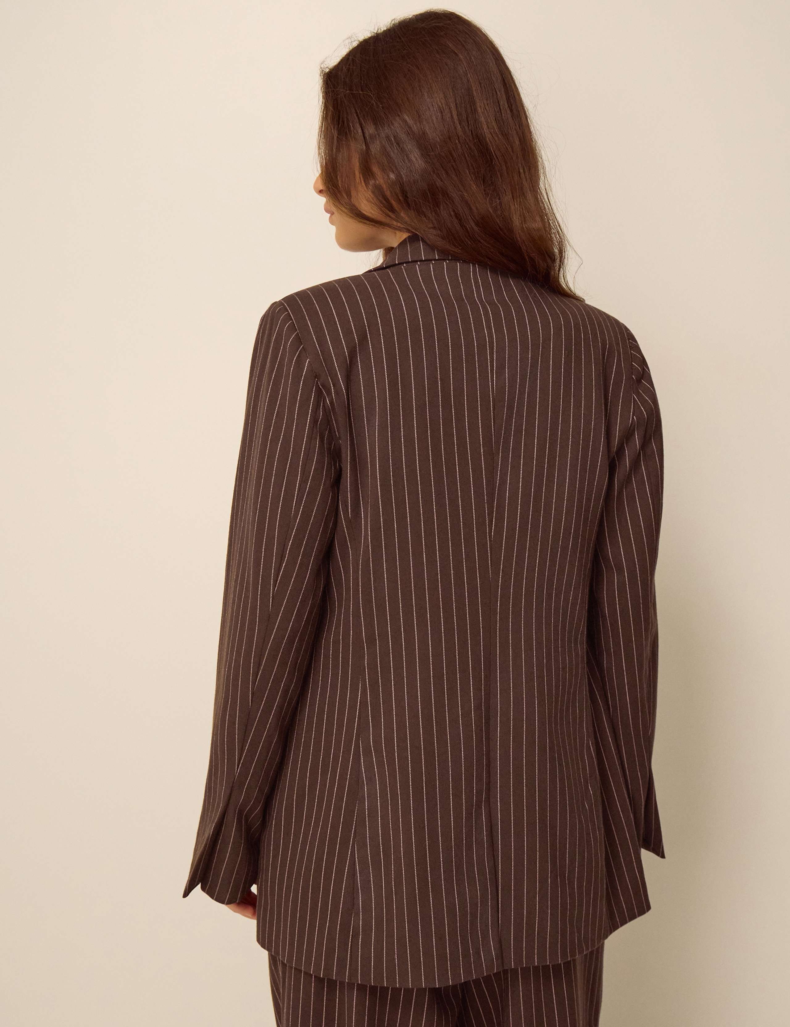 Pinstripe Single Breasted Jacket 4 of 4