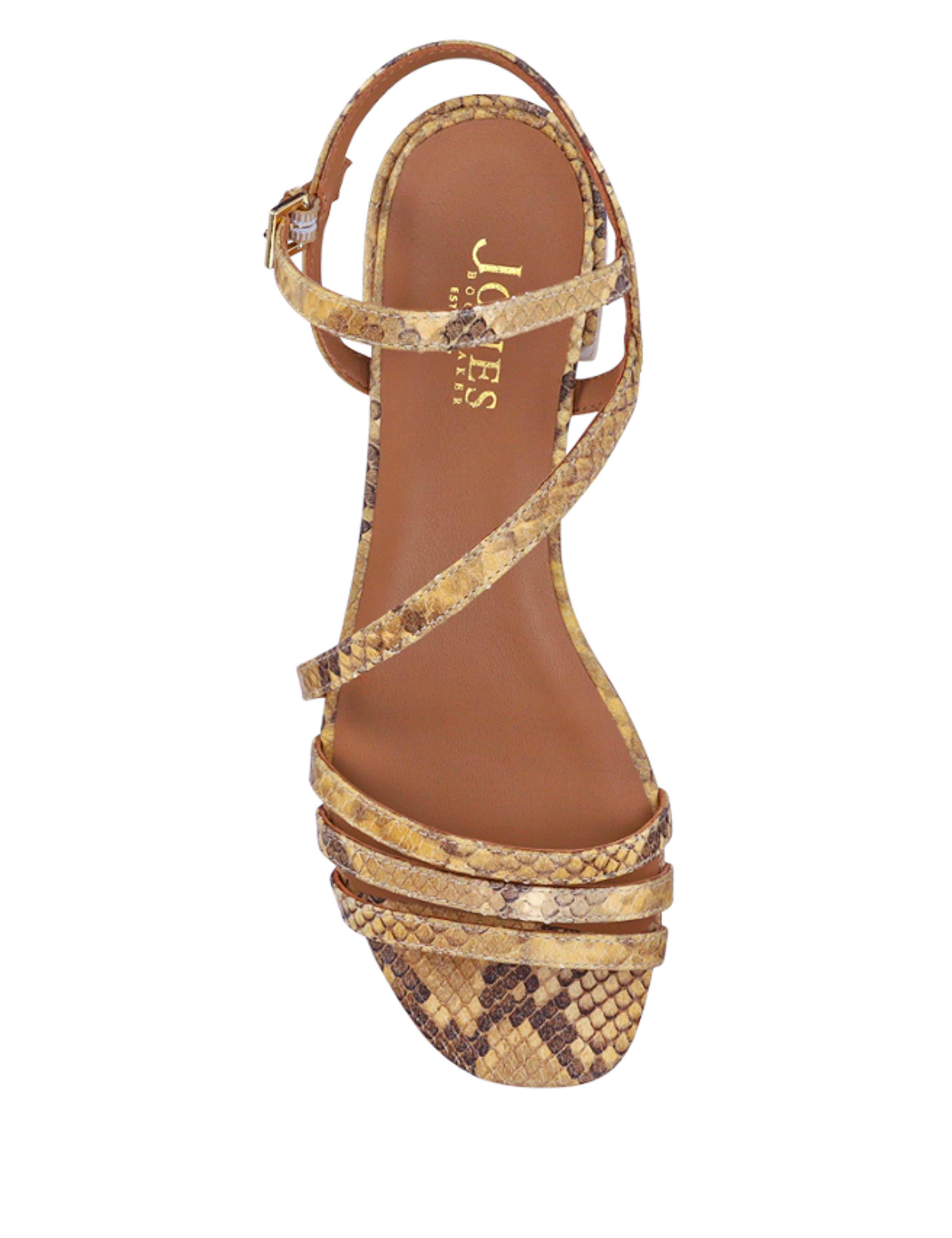 Leather Ankle Strap Block Heel Sandals 4 of 6