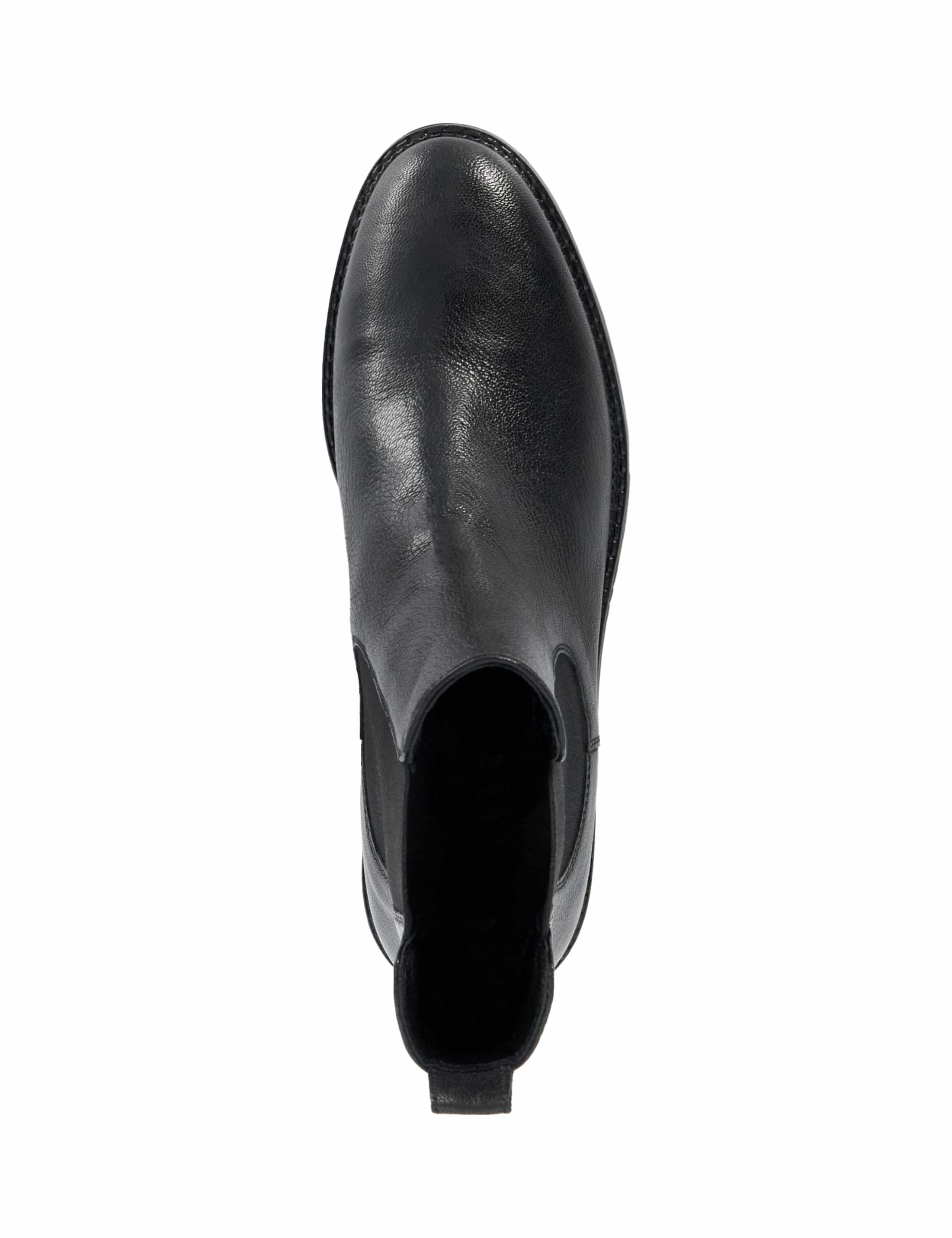 Leather Chelsea Block Heel Boots 2 of 6